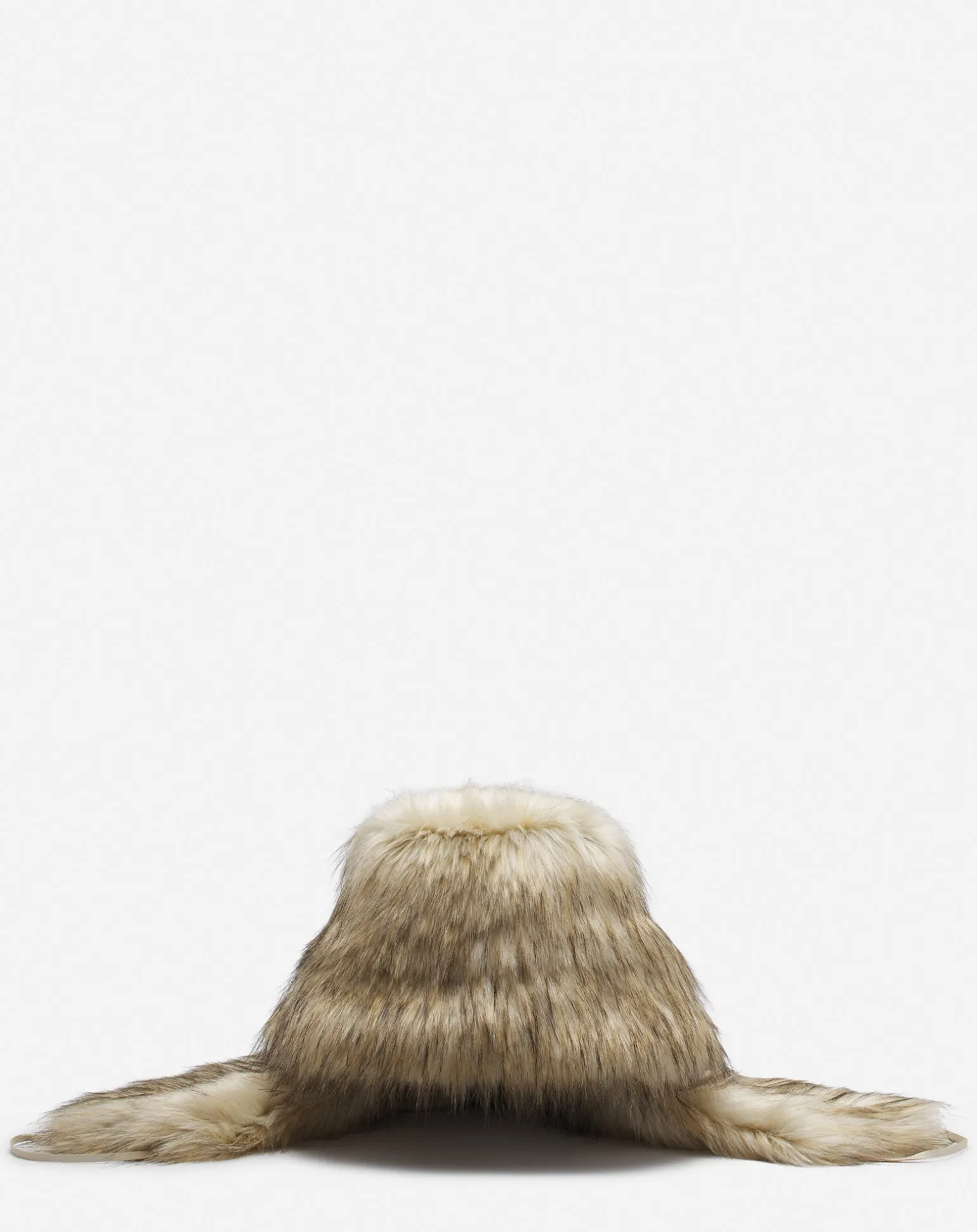 Lanvin x future faux fur fisherman hat Sand/chalk Outlet