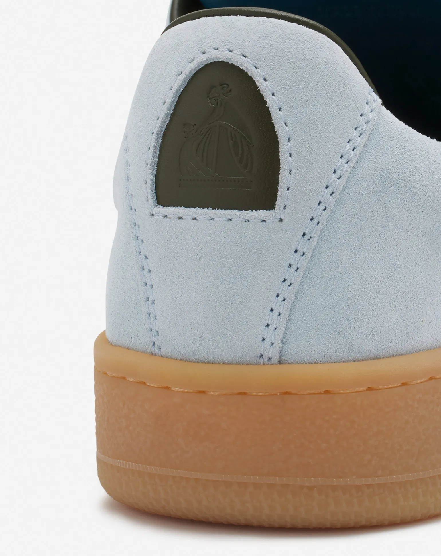 Lanvin x future hyper curb sneakers in leather and suede for men Blue/darkblue Cheap