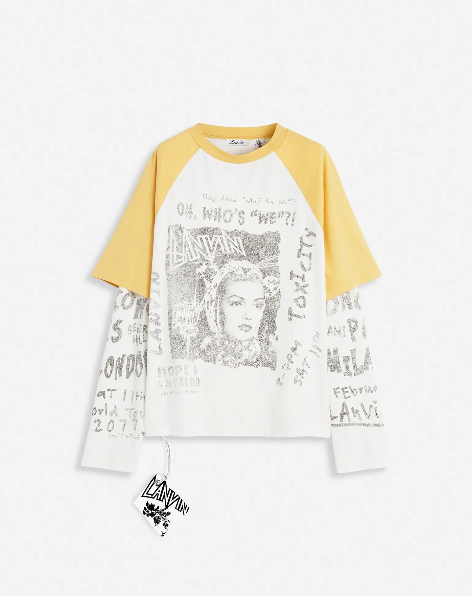 Lanvin x future long-sleeved print t-shirt Corn Store