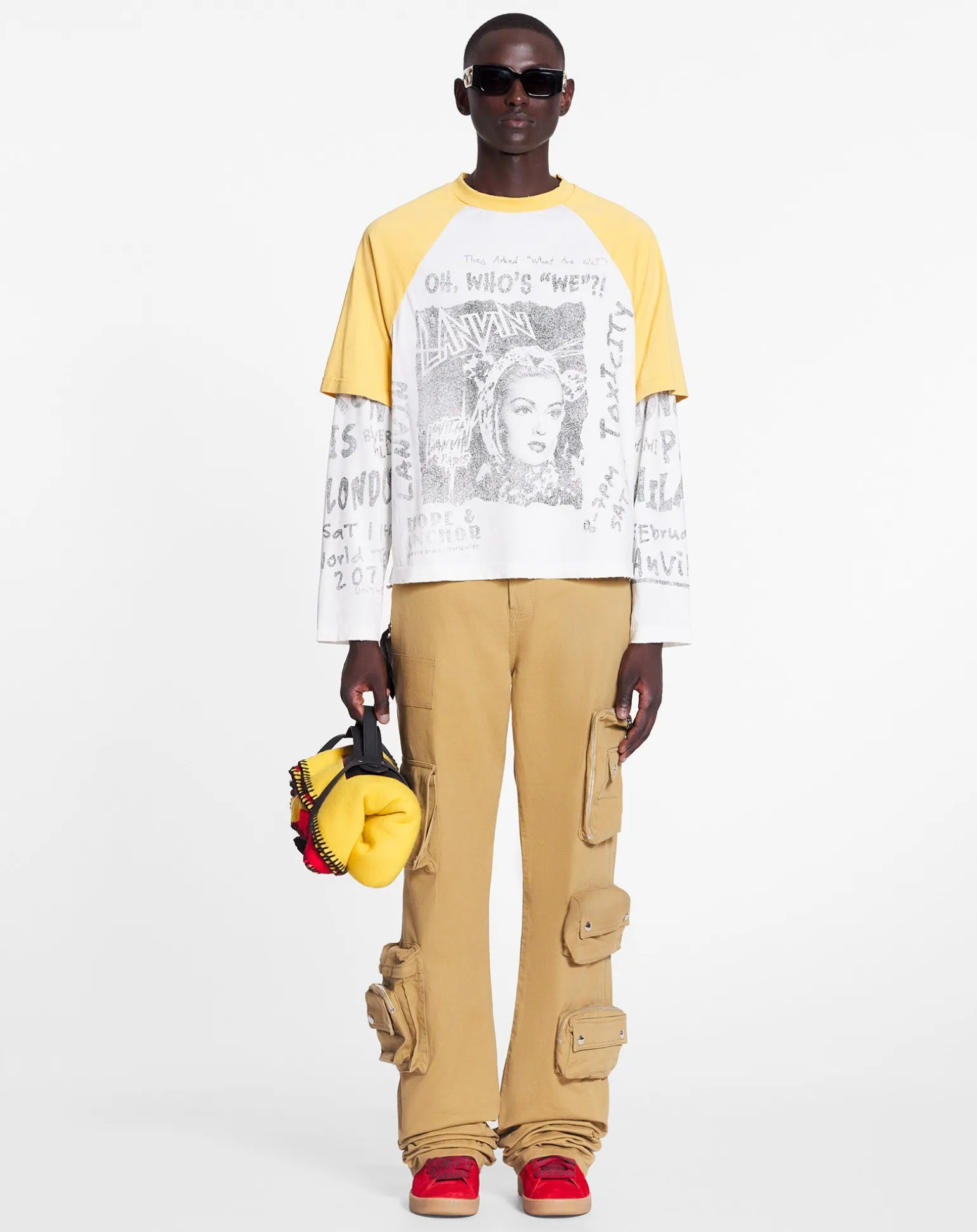 Lanvin x future long-sleeved print t-shirt Corn Store