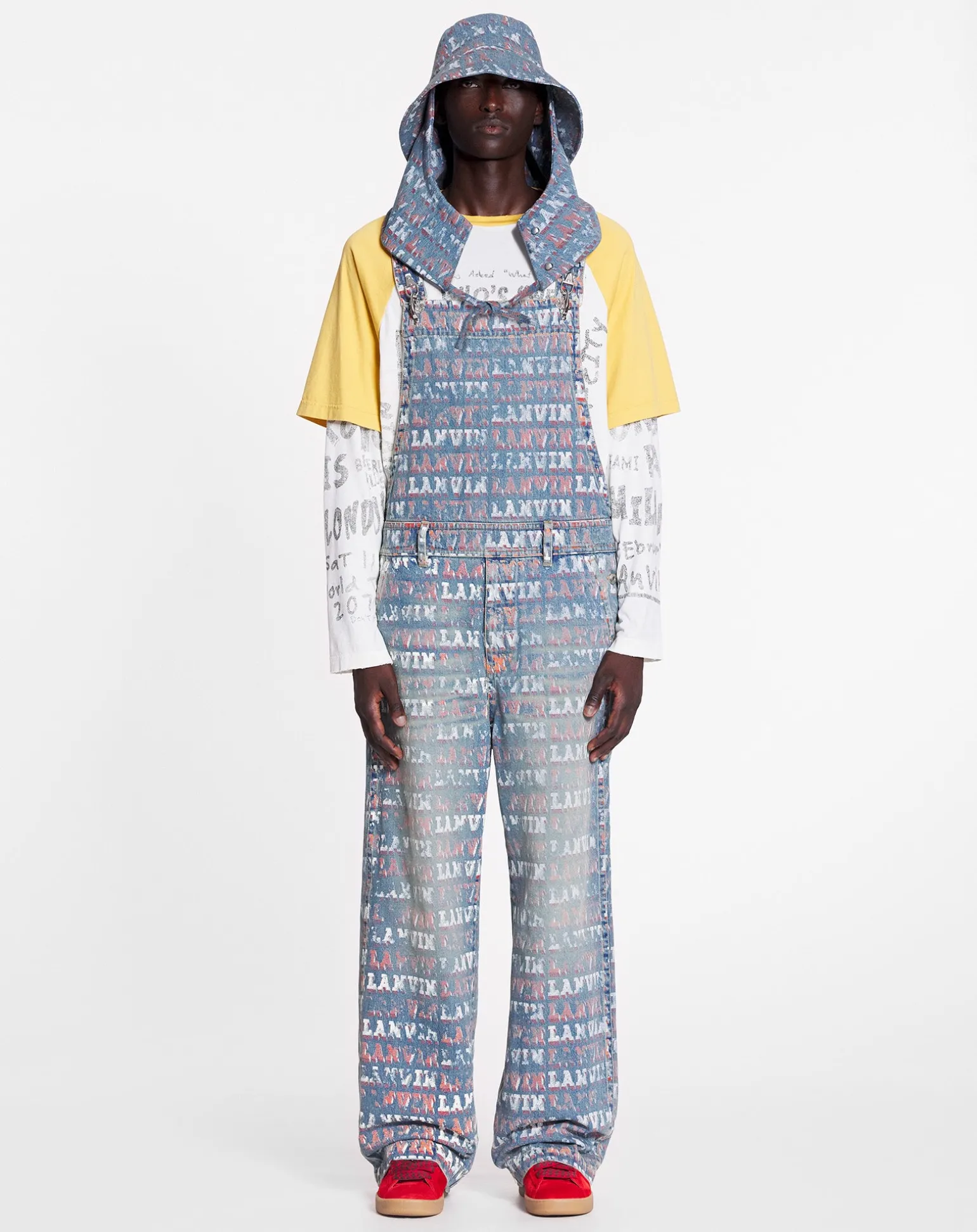 Lanvin x future loose-fit printed jumpsuit Lightblue Fashion