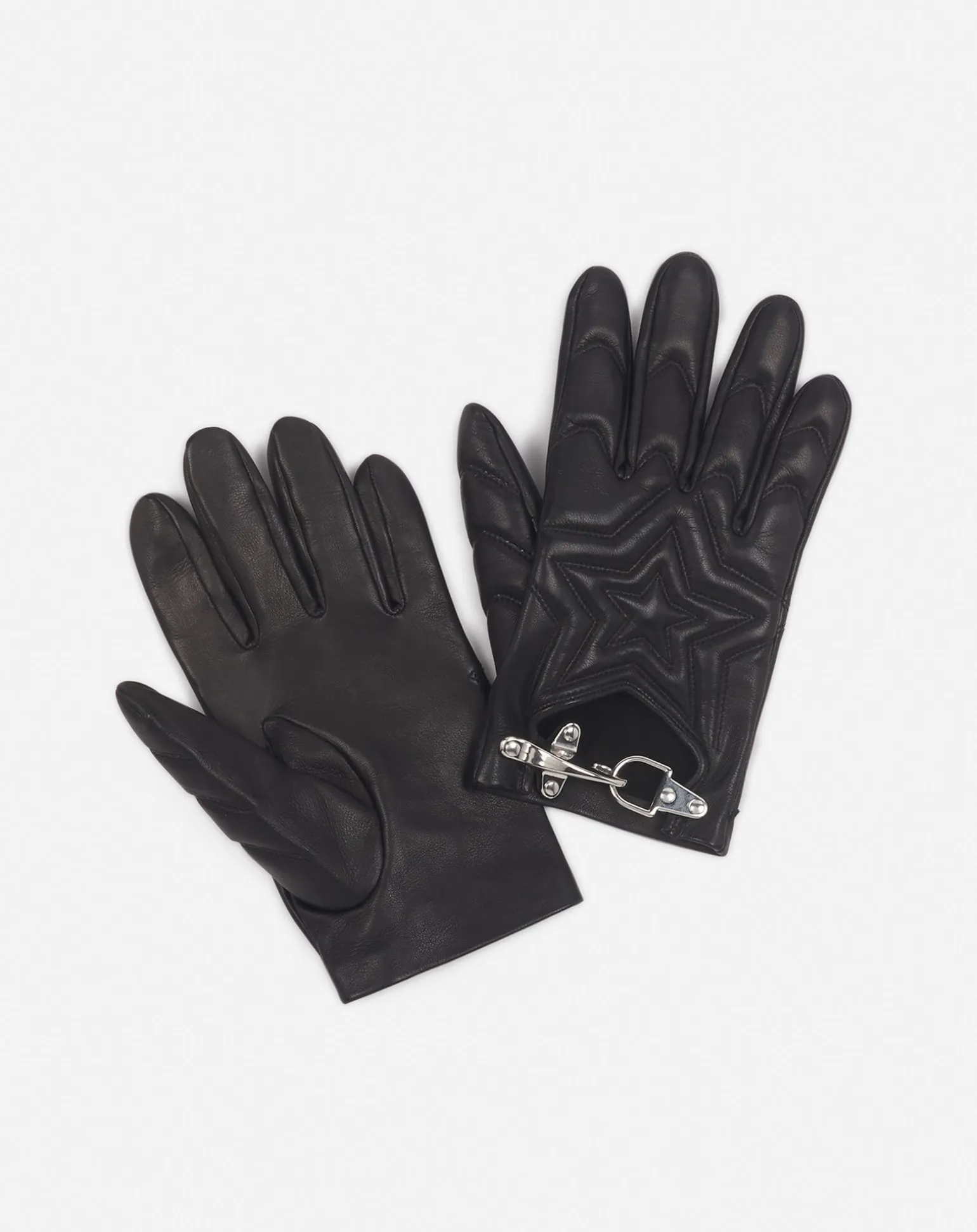 Lanvin x future quilted leather gloves Black Best Sale