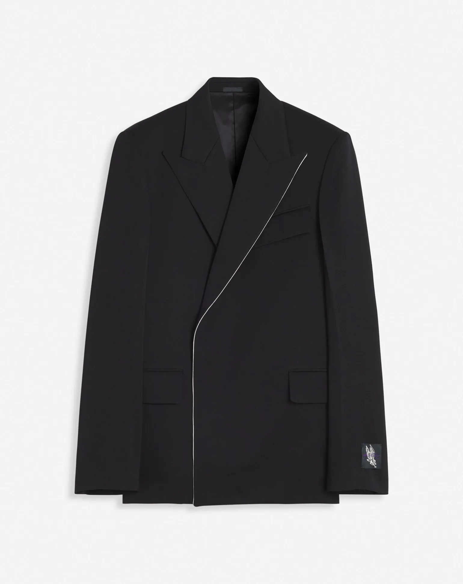 Lanvin x future unisex double-breasted jacket Black Online