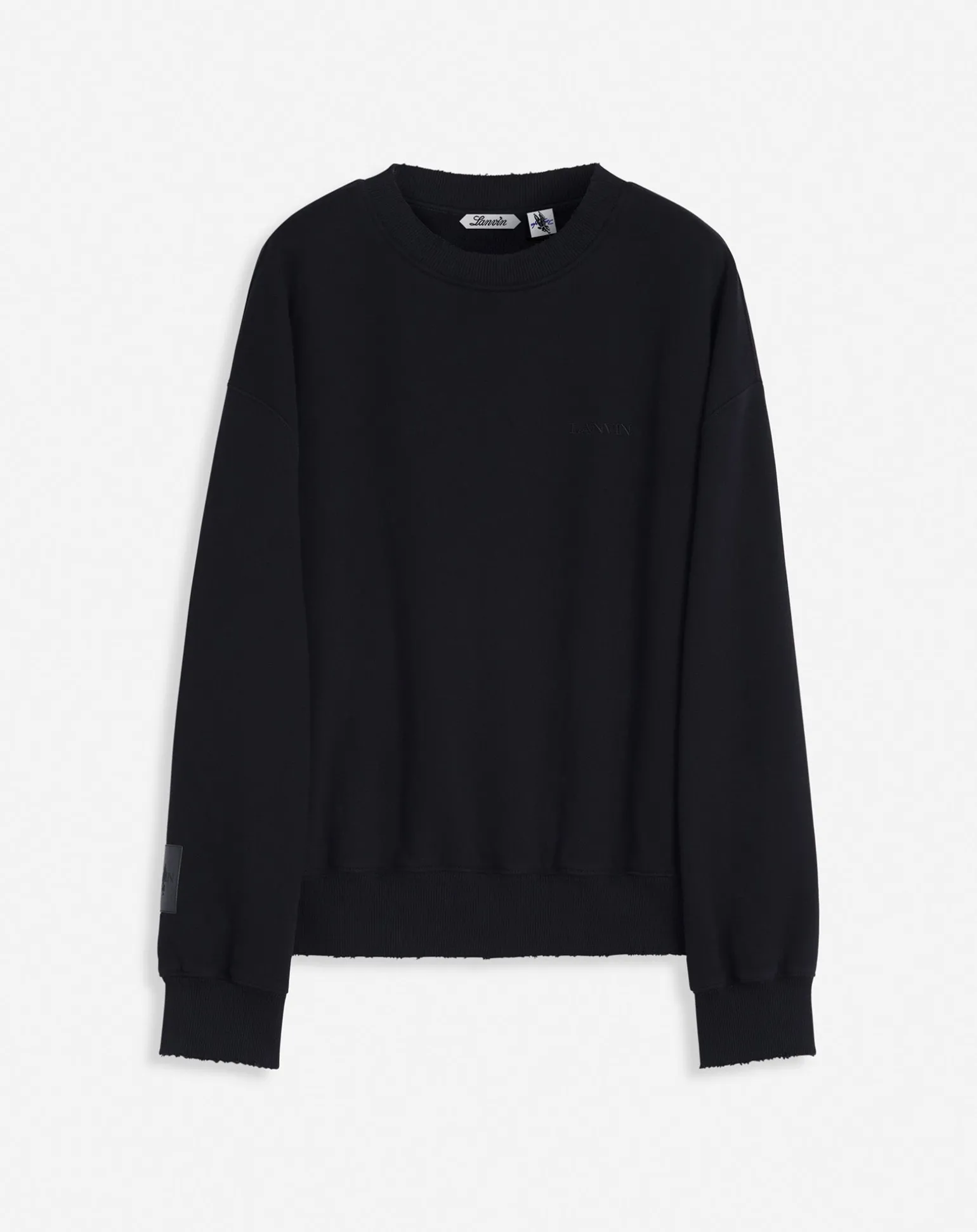 Lanvin x future unisex loose-fit printed sweatshirt Black Flash Sale