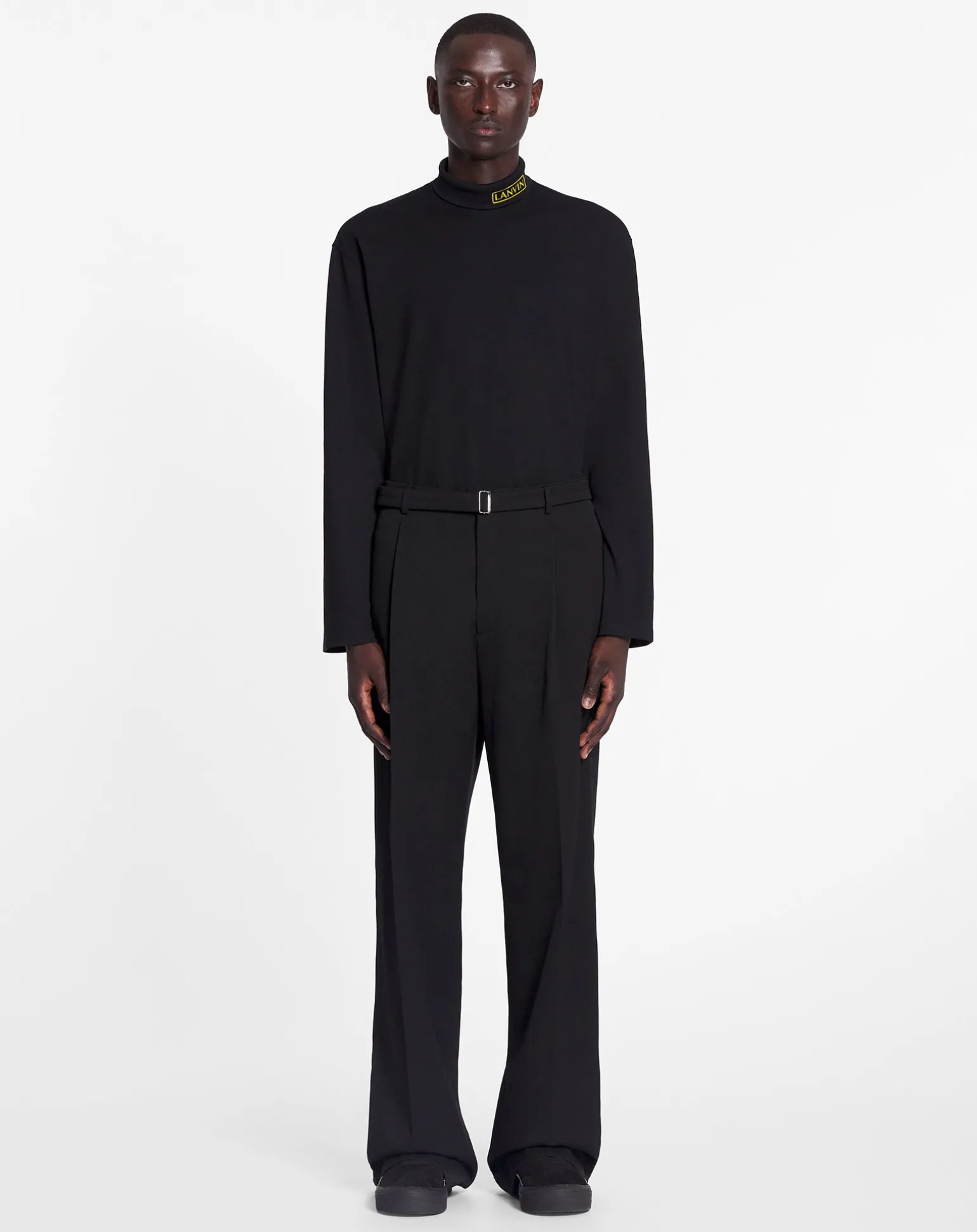 Lanvin x future unisex turtleneck top Black Flash Sale