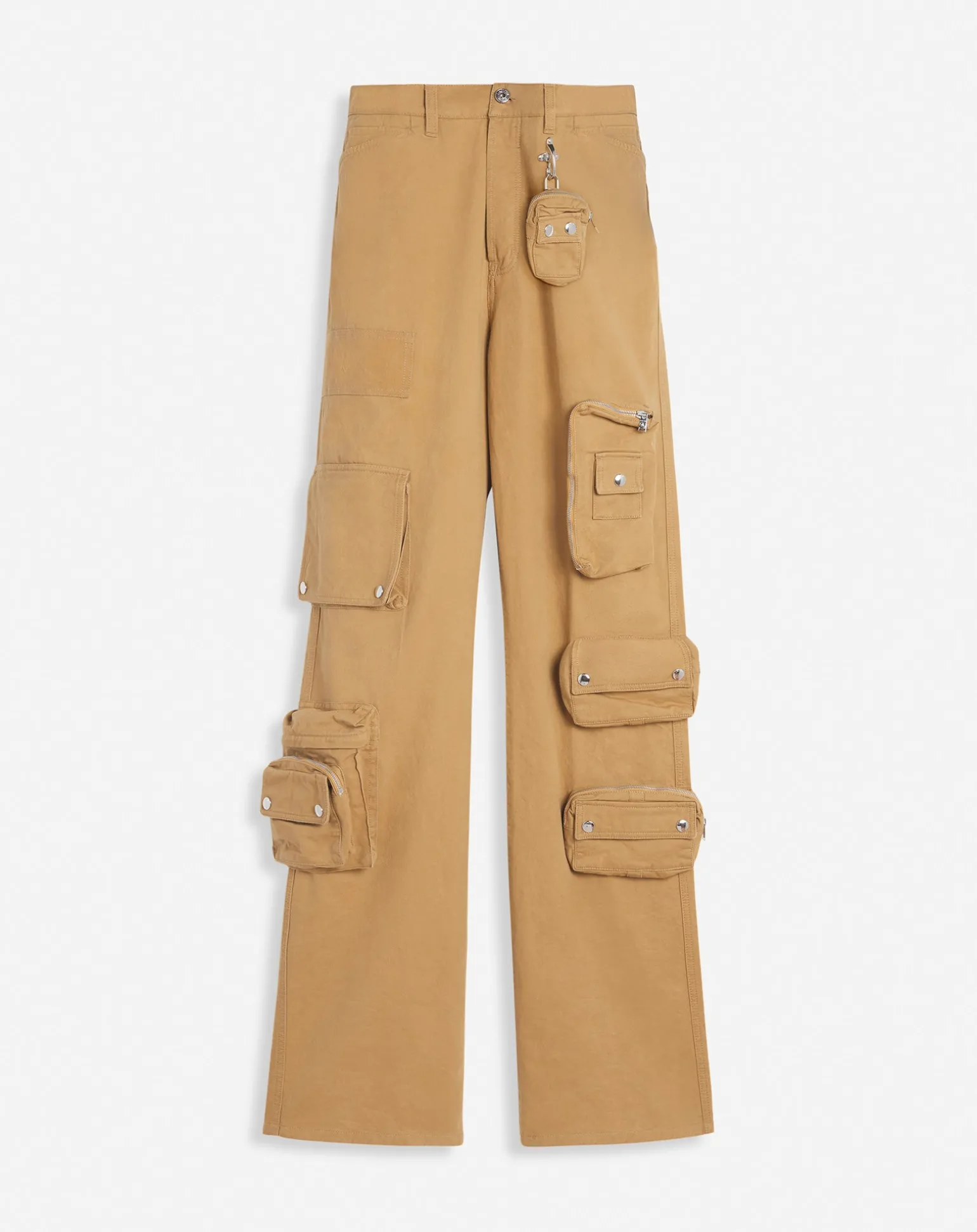 Lanvin x future wide-leg utility pants Sand New