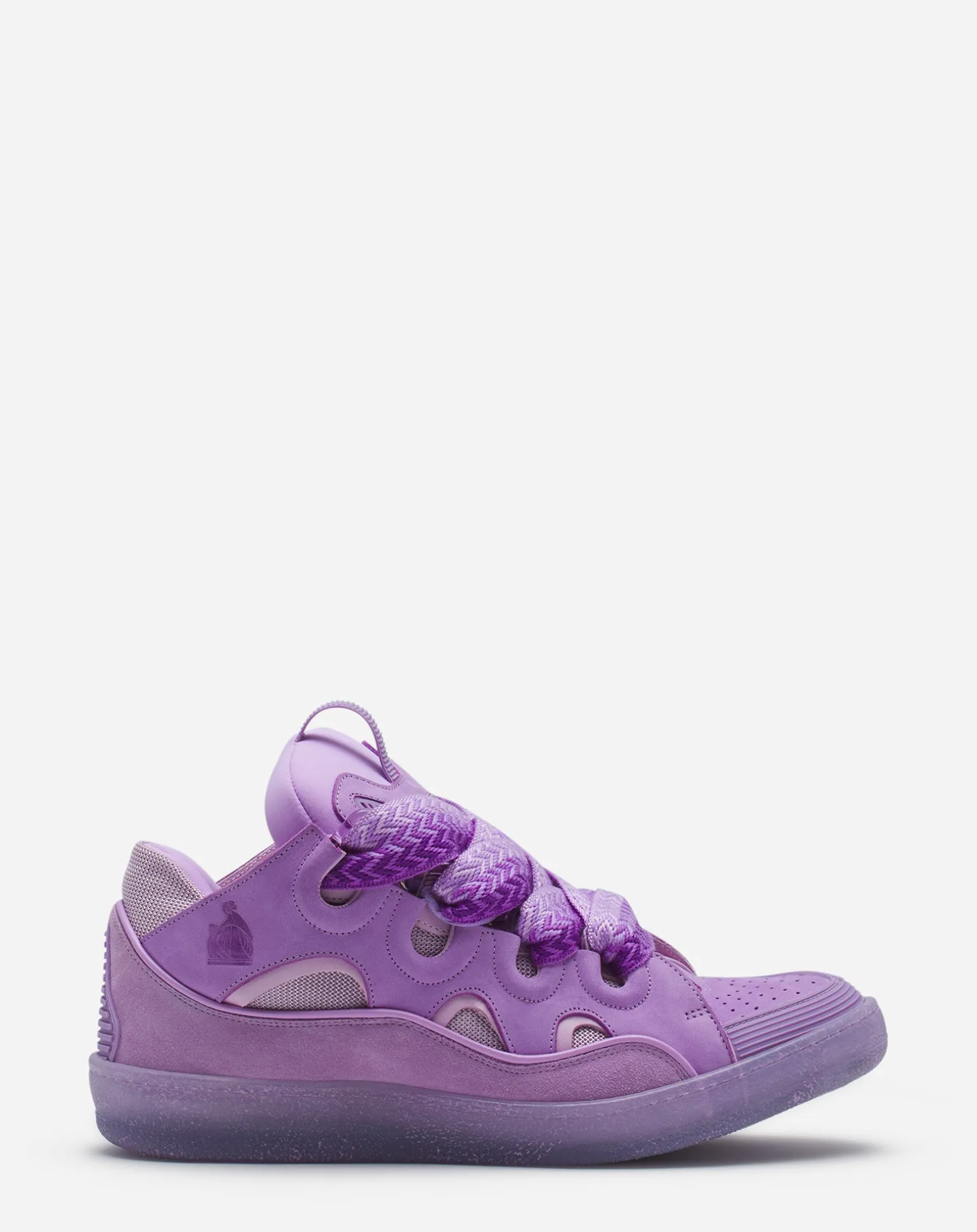 Lanvin Leather curb sneakers Lilac Best