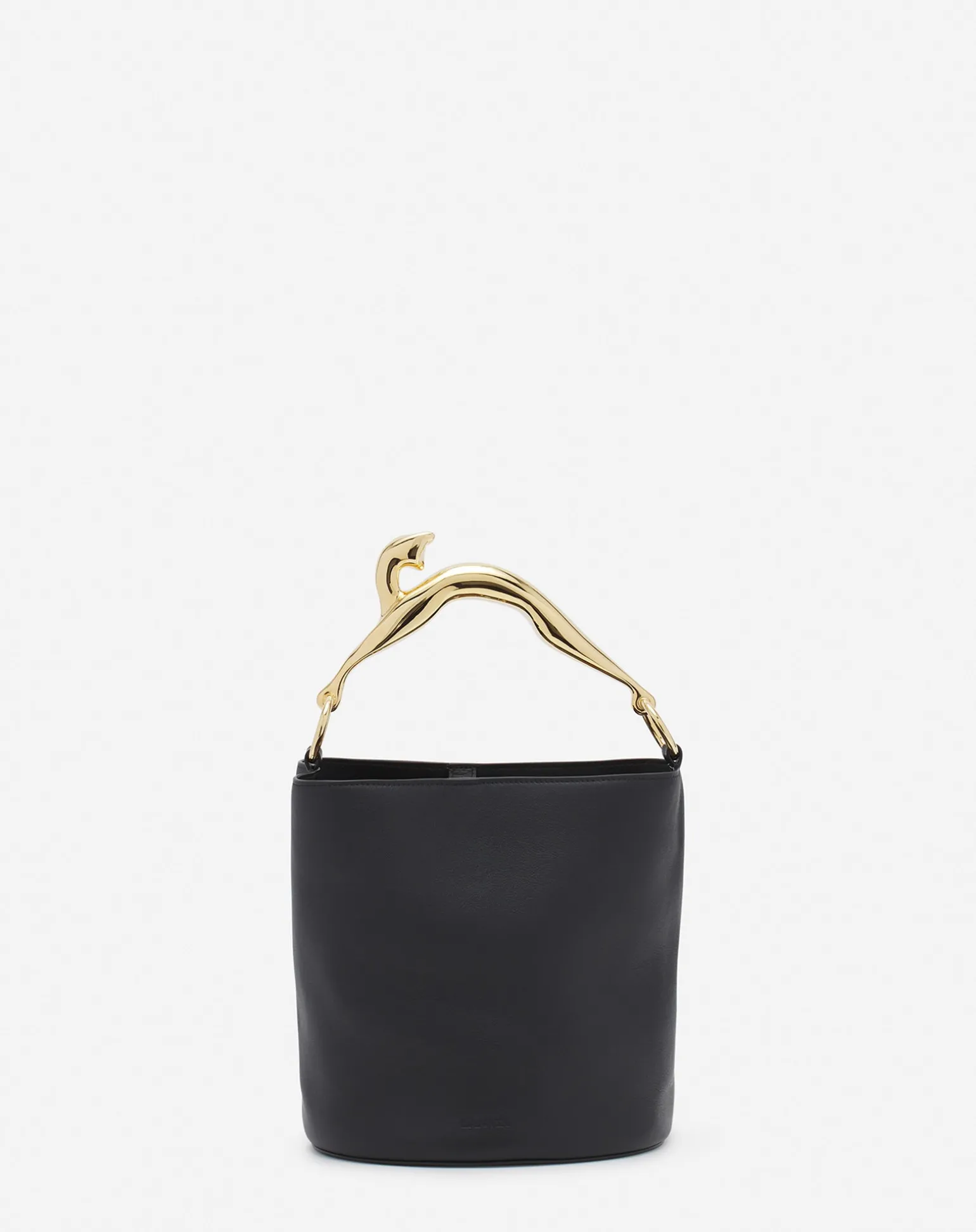 Lanvin Leather fusion cat bucket bag Black Clearance