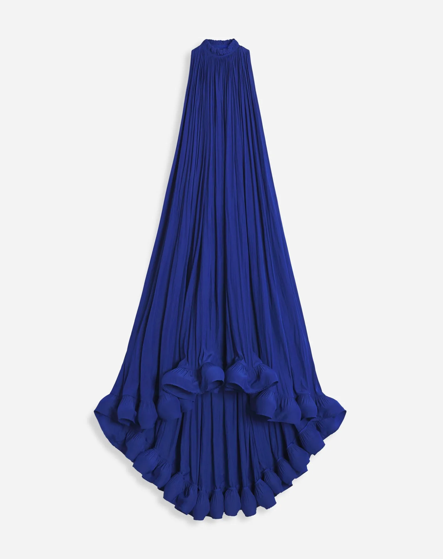 Lanvin Long charmeuse tribute dress Indigo Flash Sale