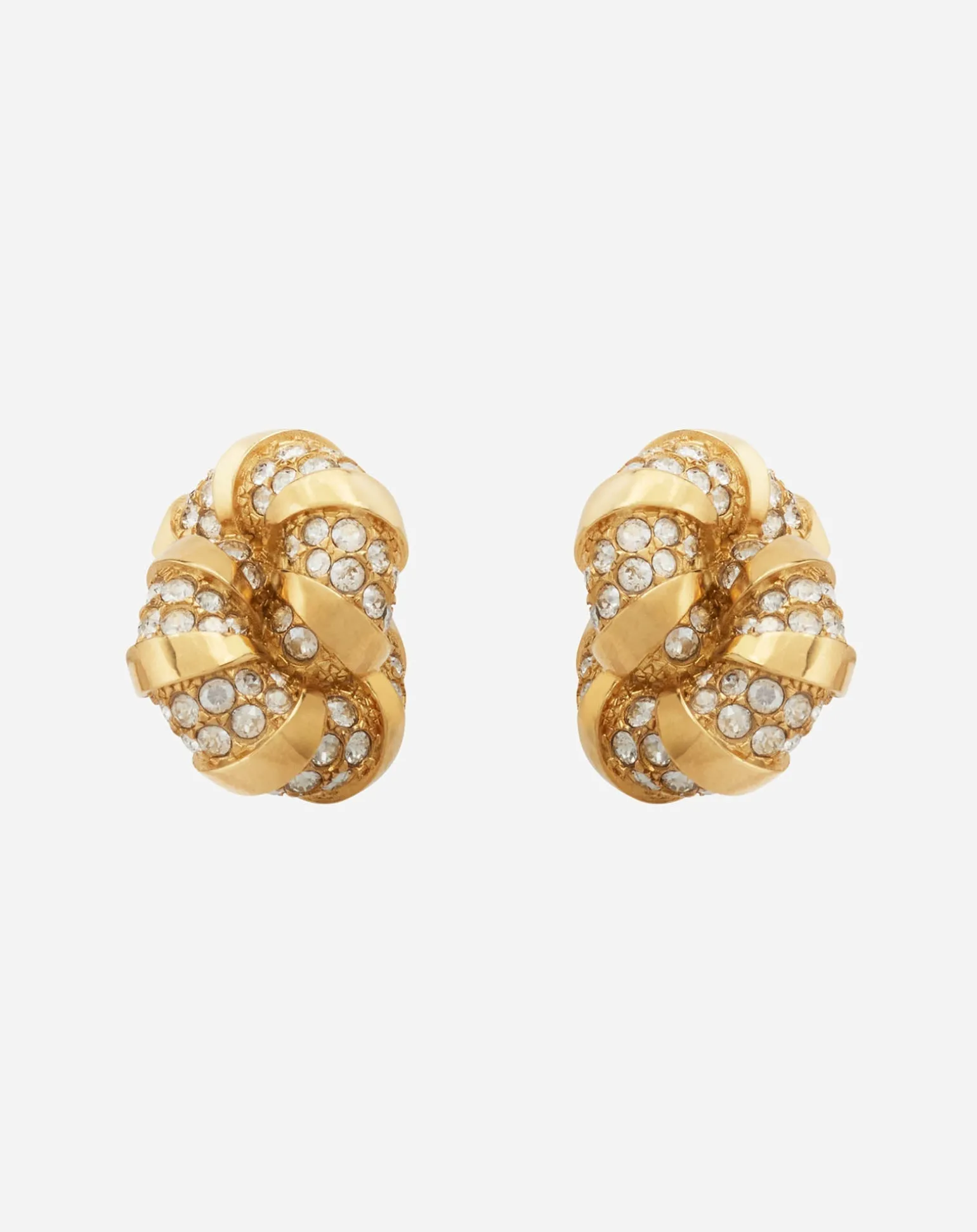 Lanvin Melodie earrings Gold/crystal Fashion