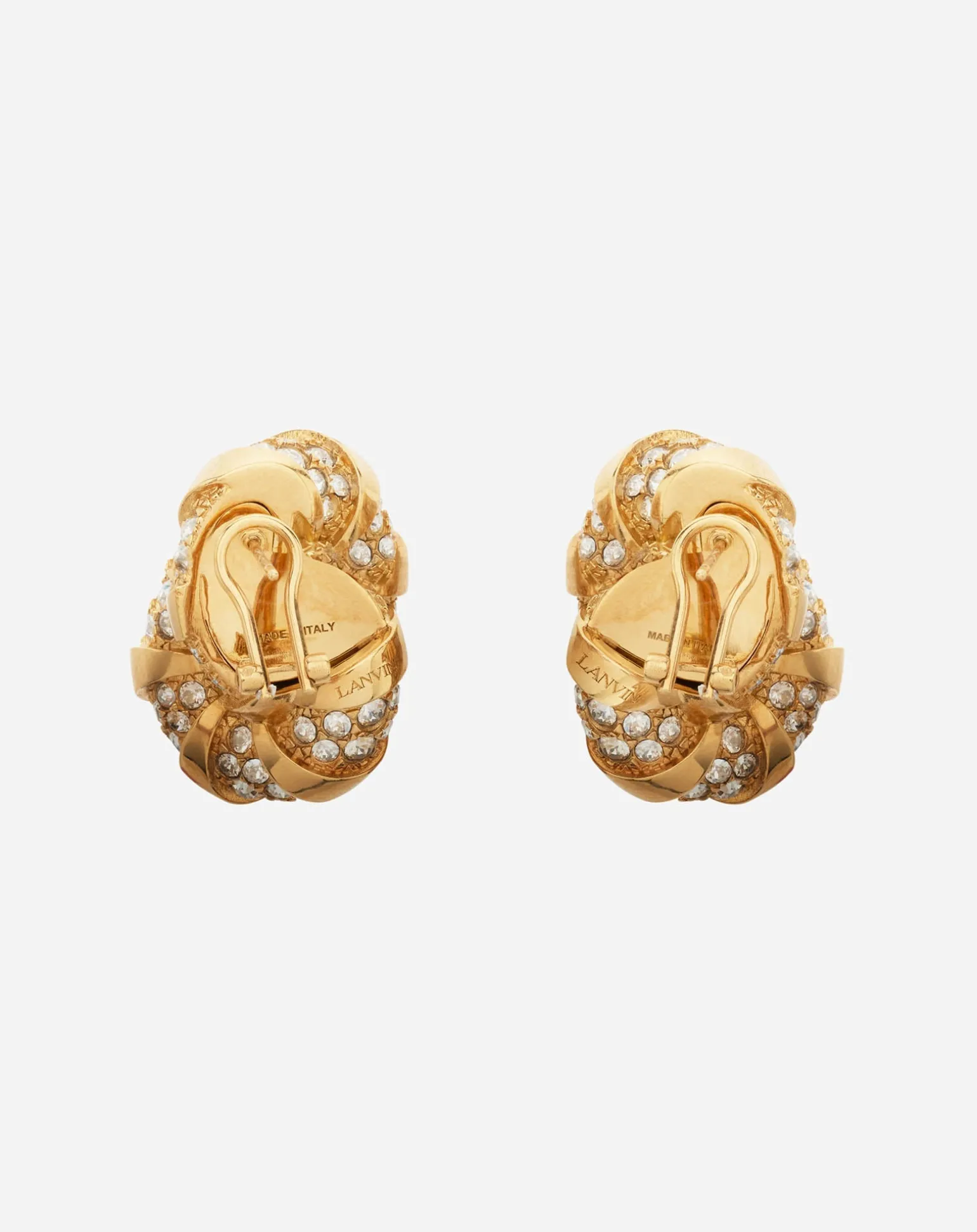 Lanvin Melodie earrings Gold/crystal Fashion