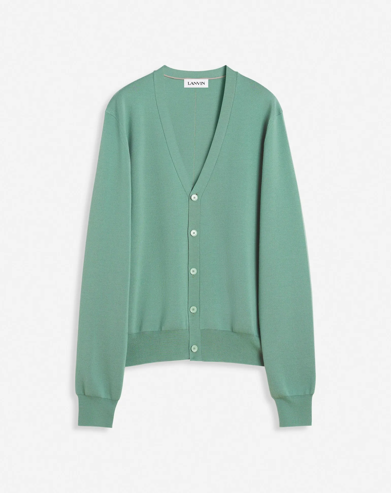 Lanvin Merino cardigan Vertdegris Discount