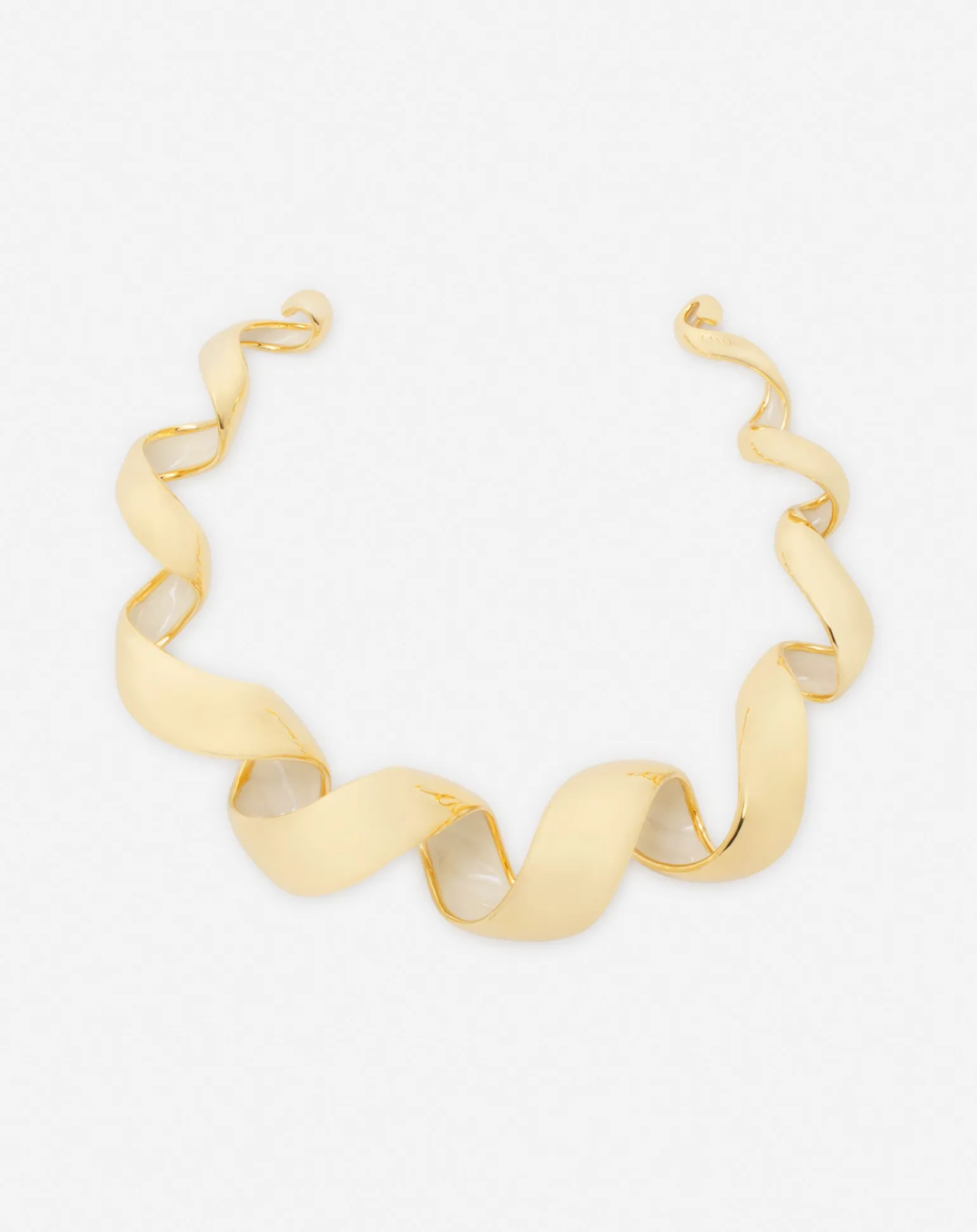 Lanvin Mélodie ribbon necklace Gold/moon Best Sale