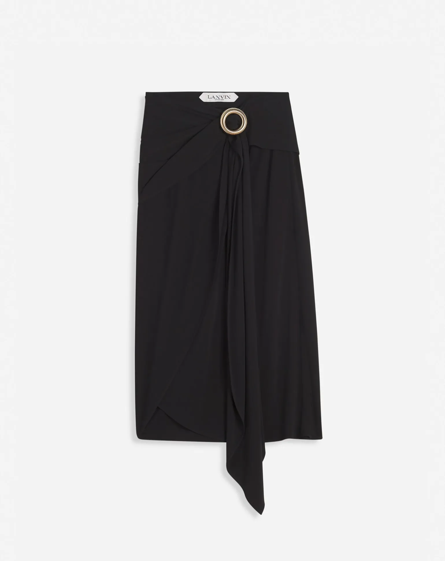 Lanvin Mélodie wrap skirt Black Sale