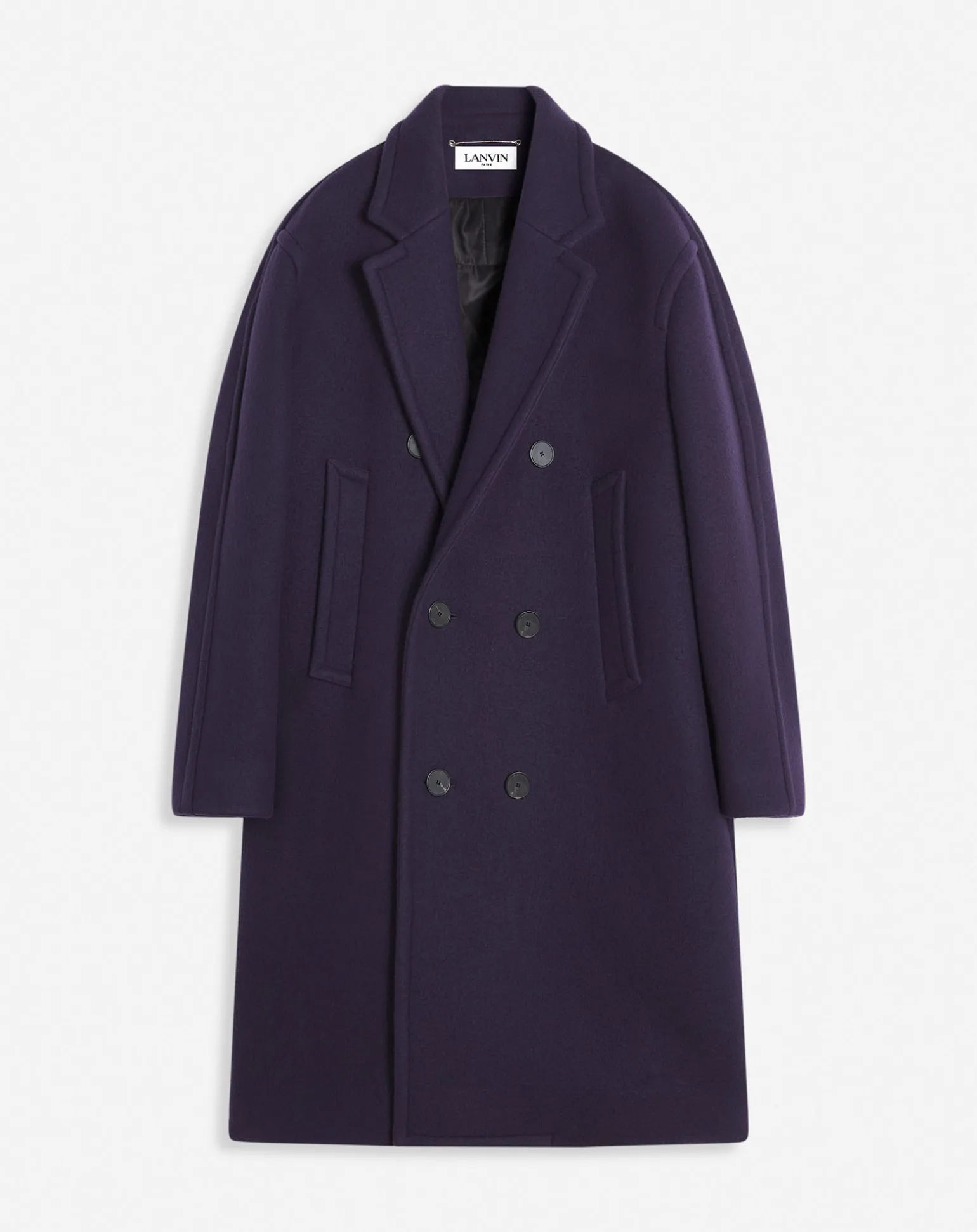 Lanvin Oversized double-breasted coat Japaneseink Cheap