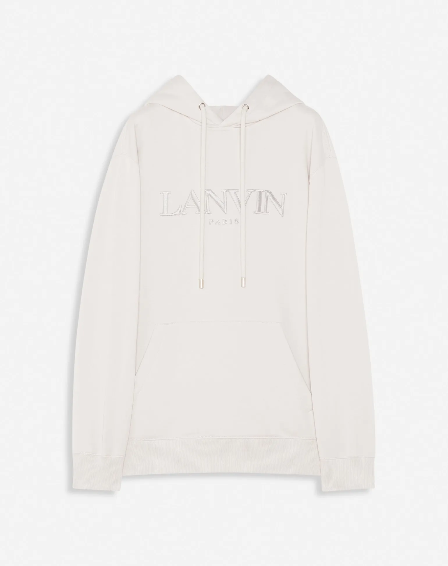 Lanvin Oversized embroidered paris hoodie Mastic Hot