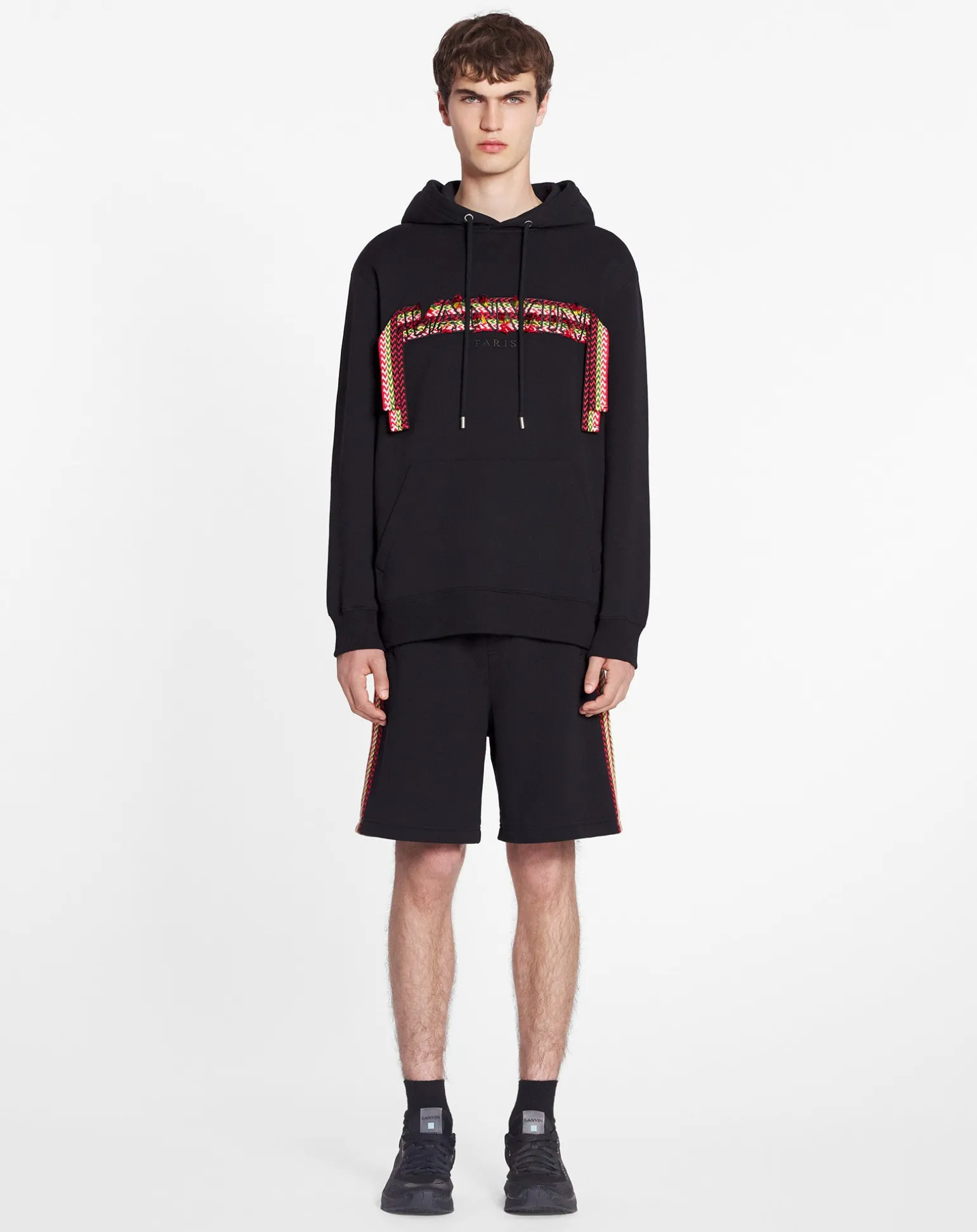 Lanvin Oversized hoodie curblace Black Best Sale