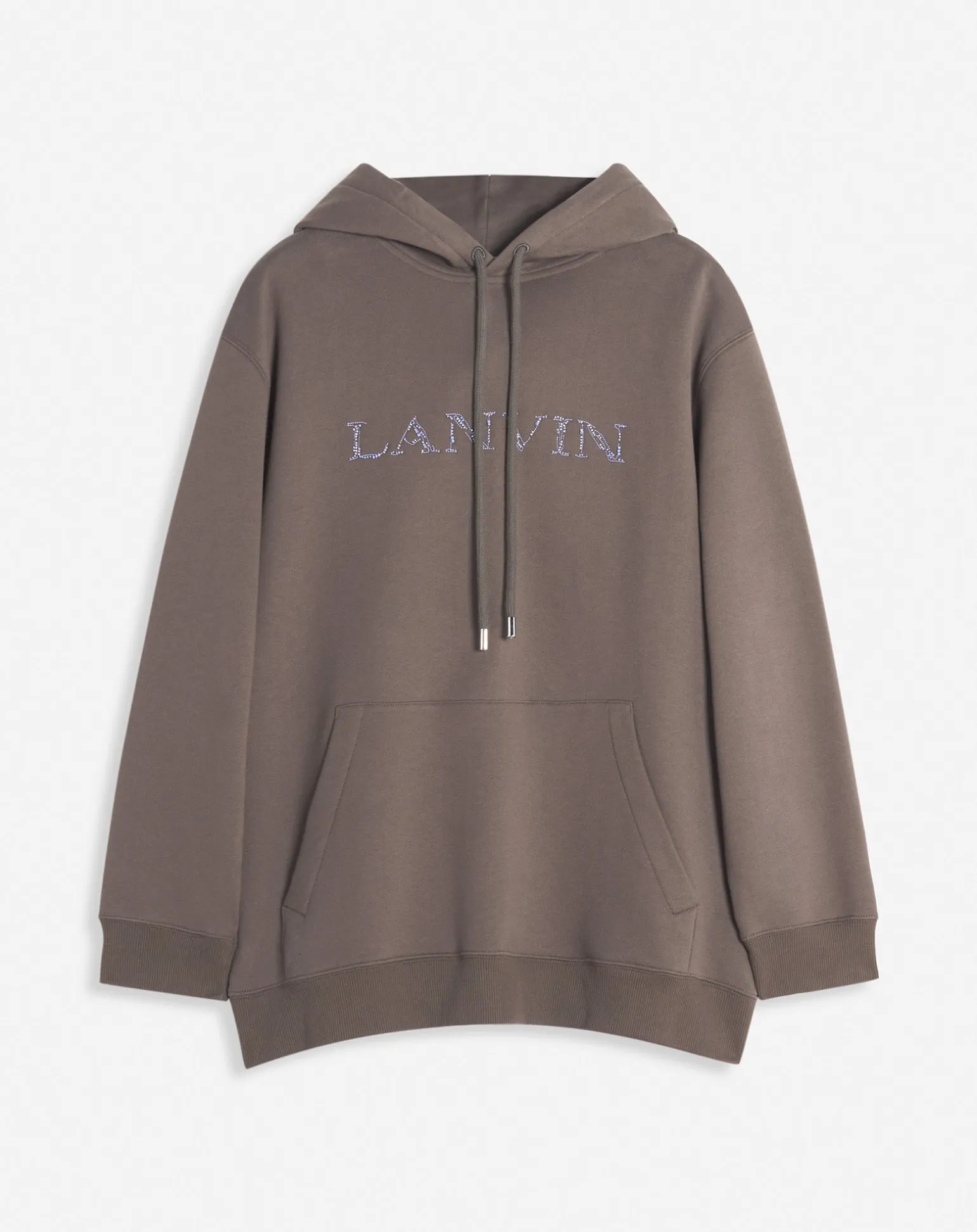 Lanvin Oversized bead embroidered hoodie Shadow Shop