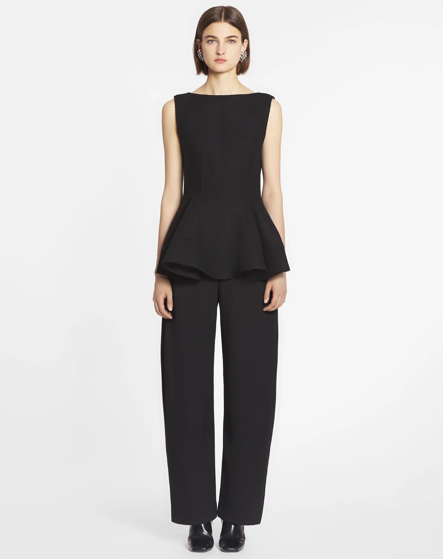 Lanvin Peplum top Black Outlet