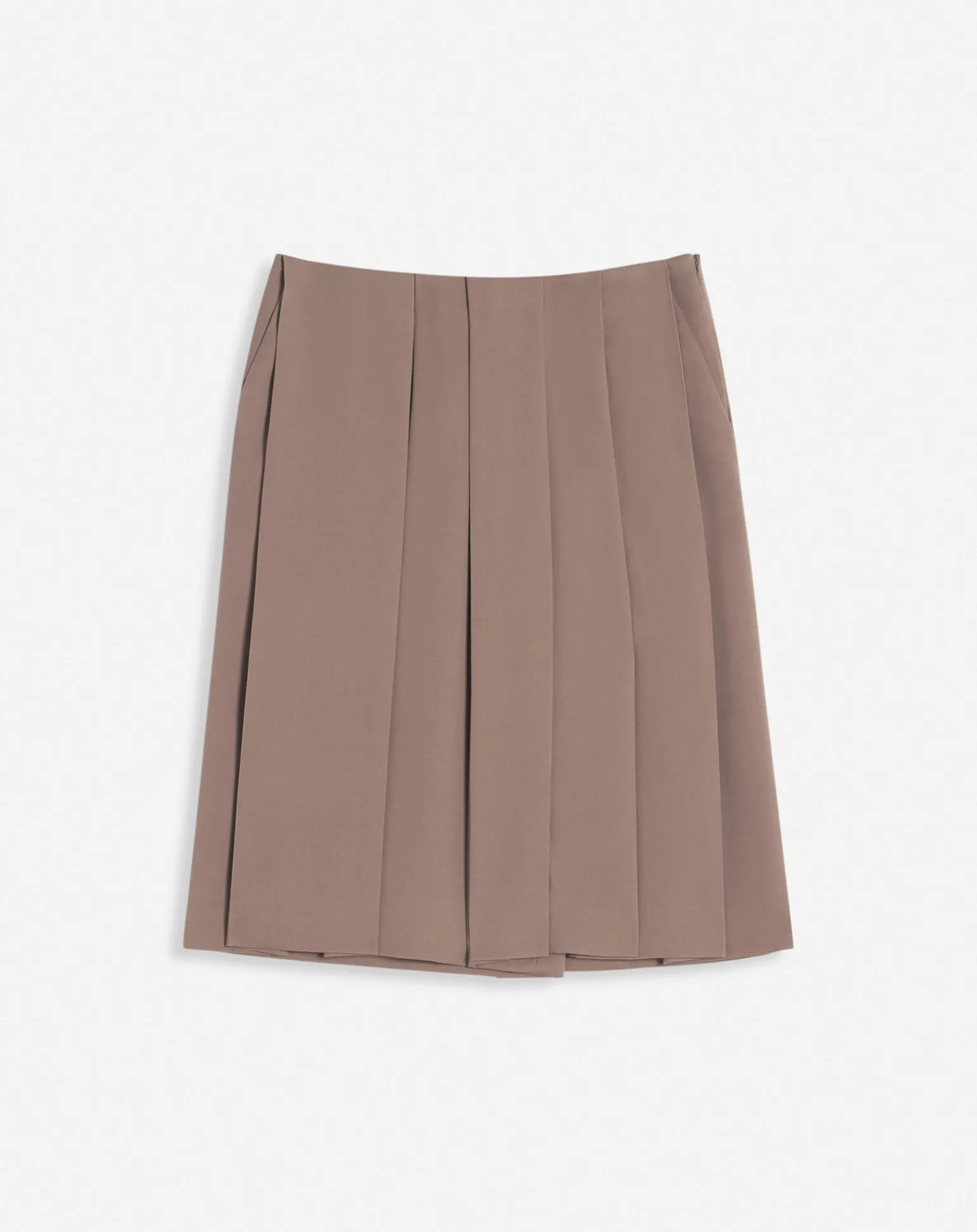 Lanvin Pleated culotte Marronglace New