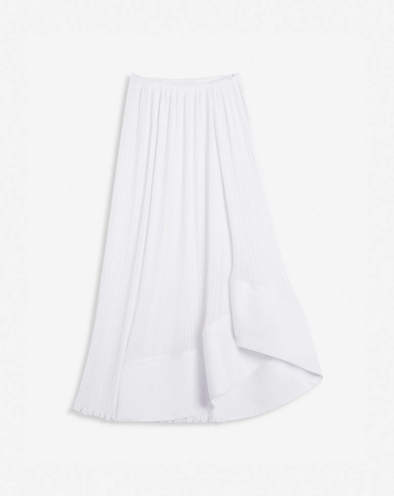 Lanvin Pleated midi skirt Offwhite Outlet