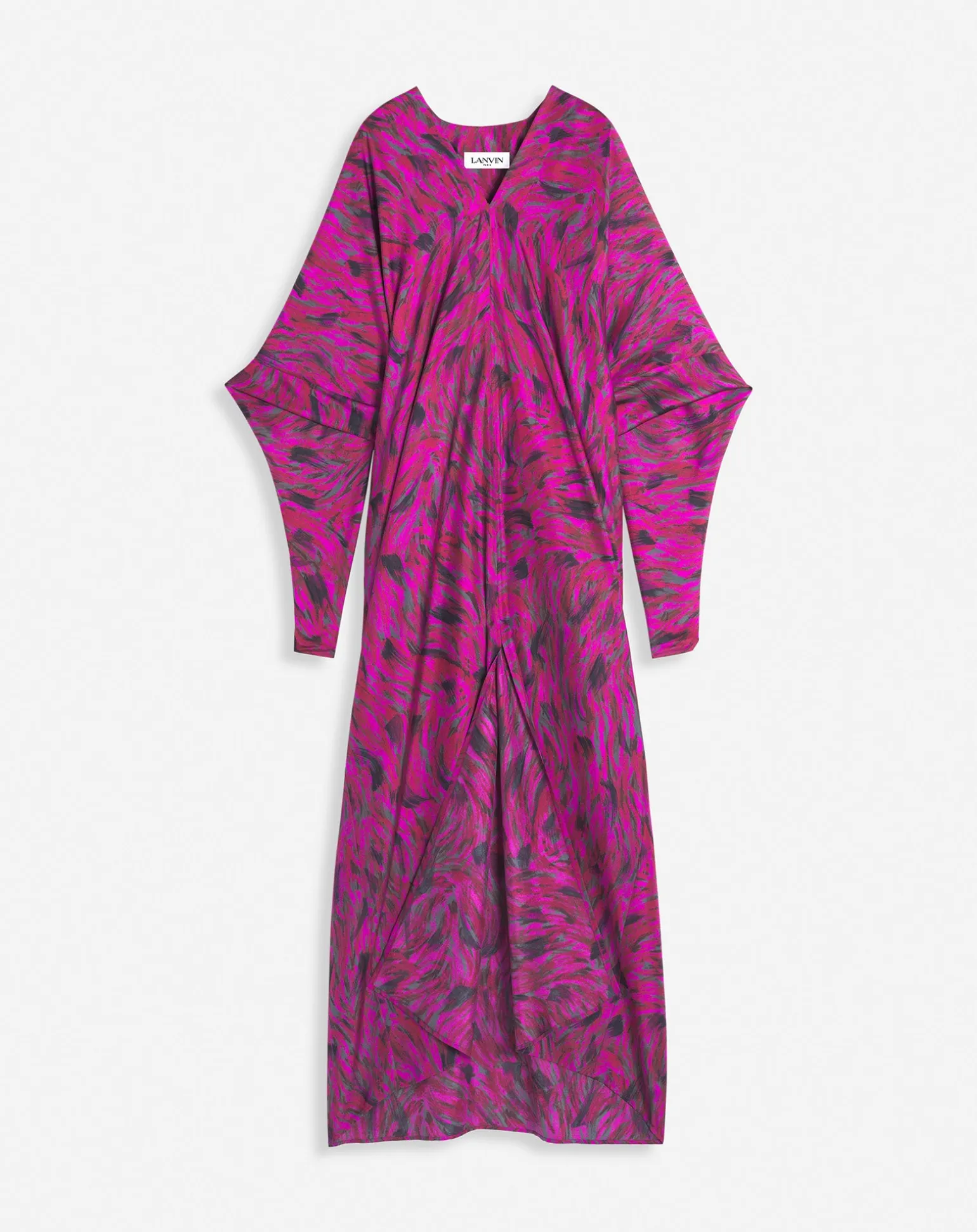 Lanvin Printed caftan dress Fuchsia Discount