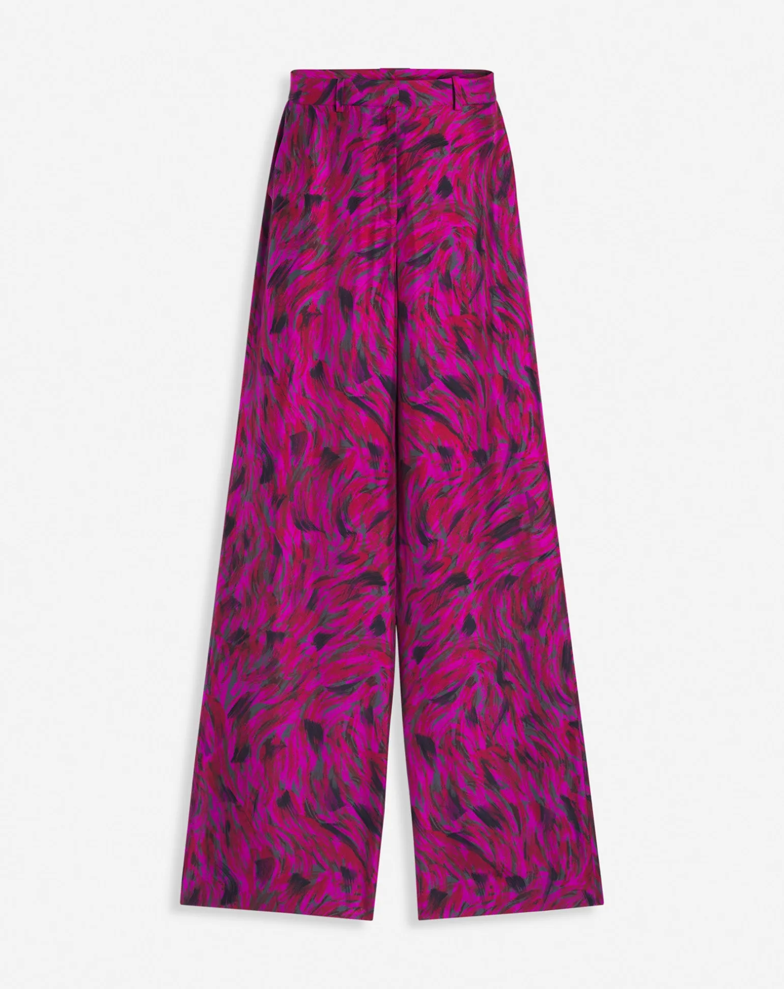 Lanvin Printed wide leg pants Fuchsia Cheap