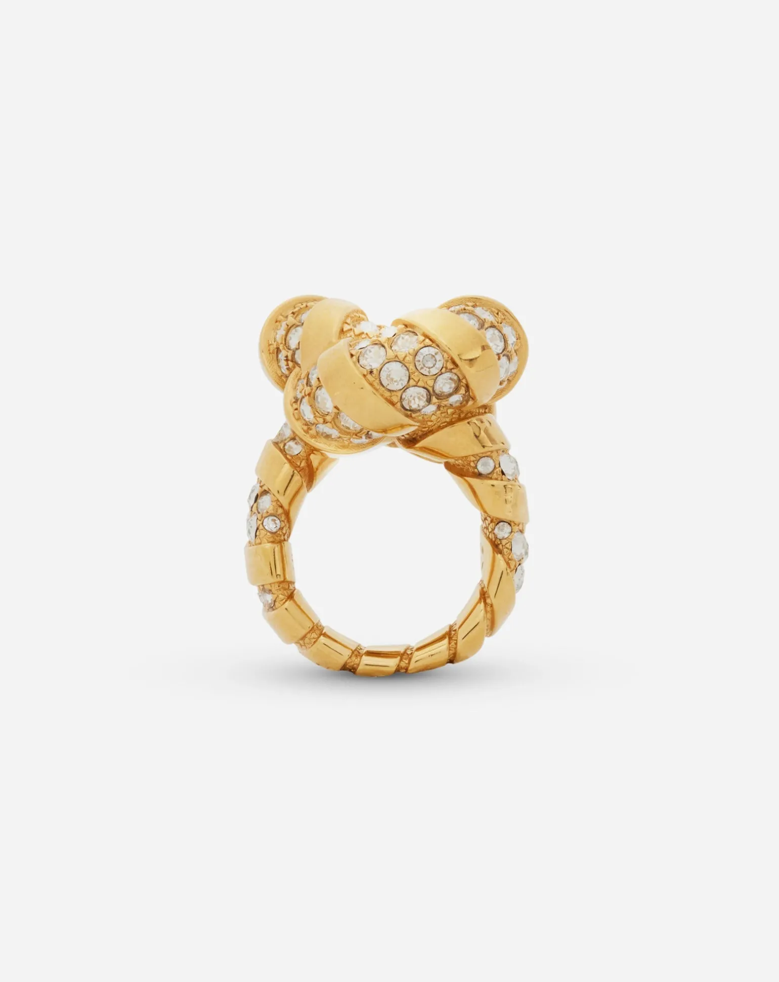 Lanvin Rhinestone melodie ring Gold/crystal Shop