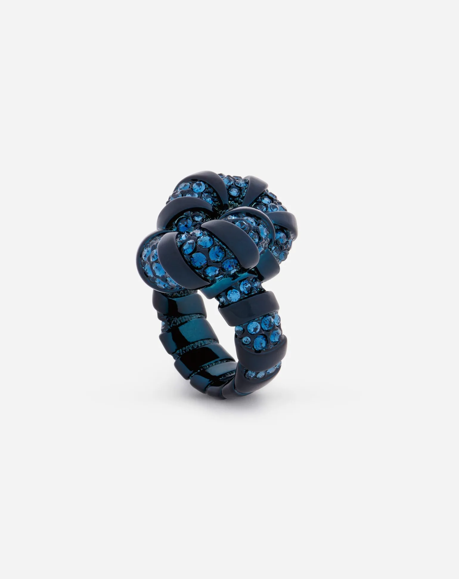 Lanvin Rhinestone melodie ring Blue/crystal Fashion