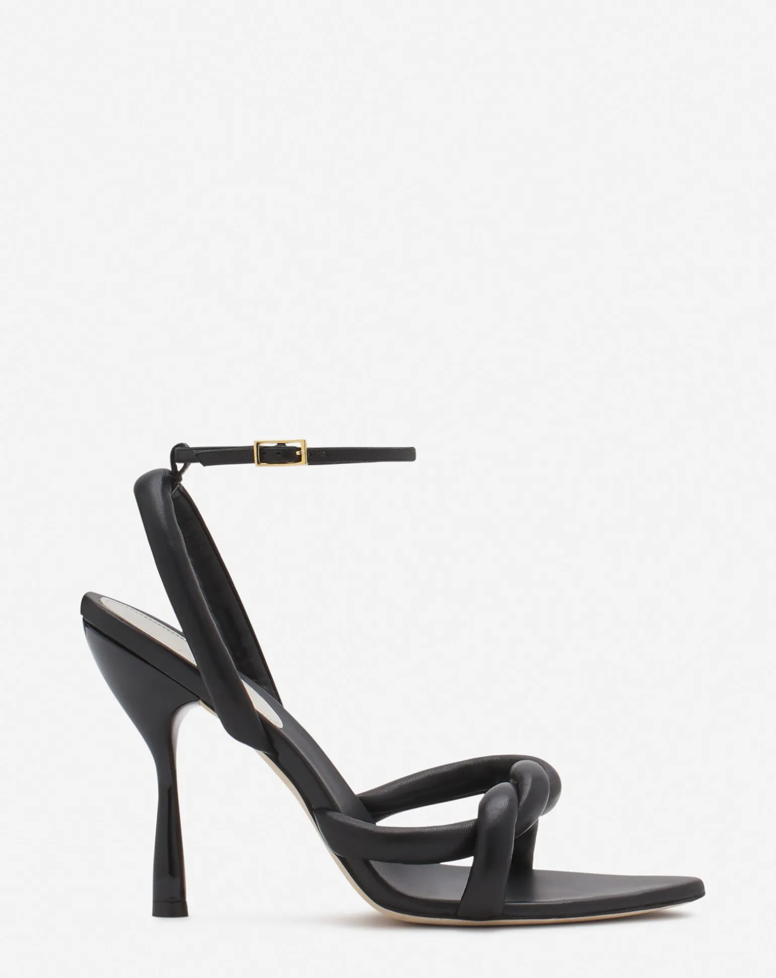 Lanvin Rythms by leather sandals Black Clearance