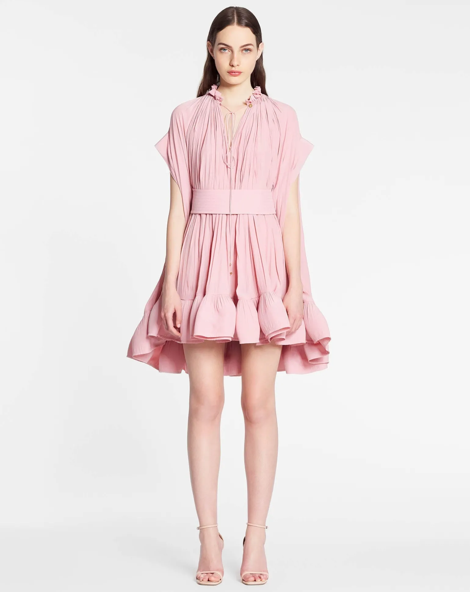 Lanvin Short charmeuse dress Pink Shop