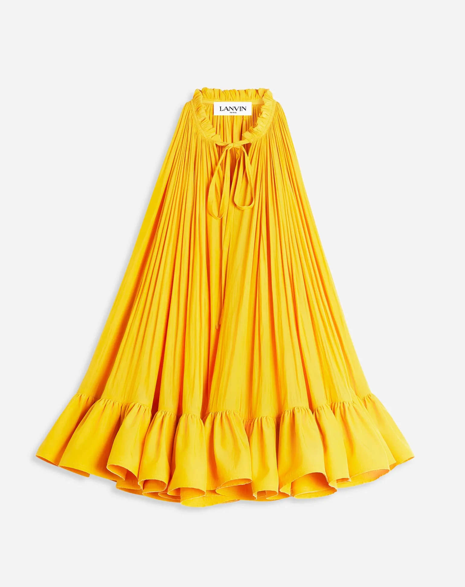 Lanvin Short dress with ruffles Sunflower Online