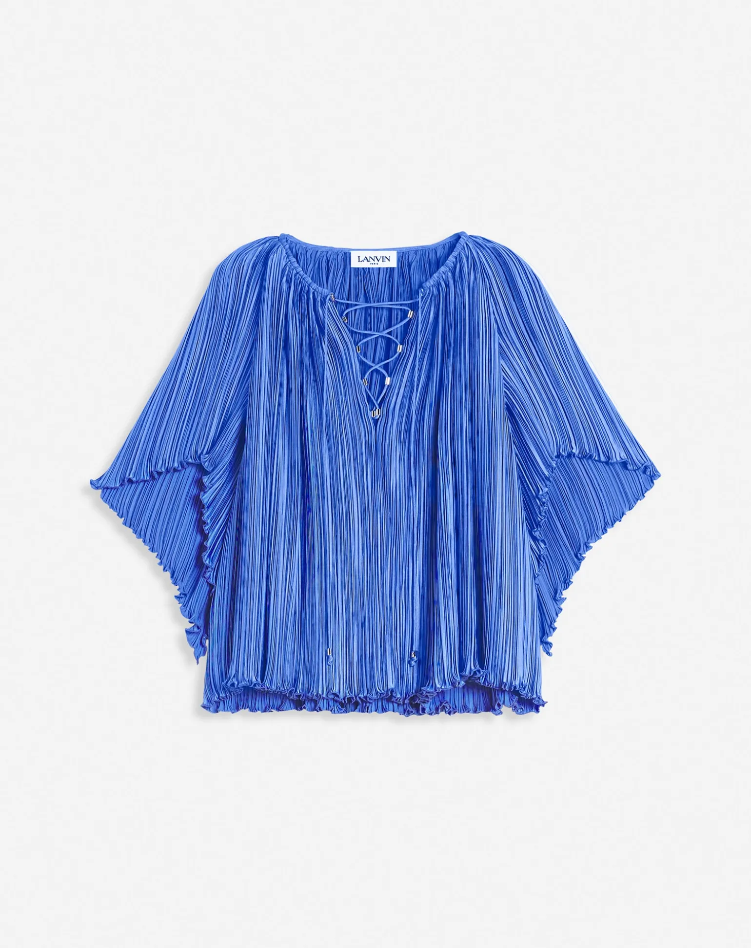 Lanvin Short-sleeved pleated blouse Dream Store