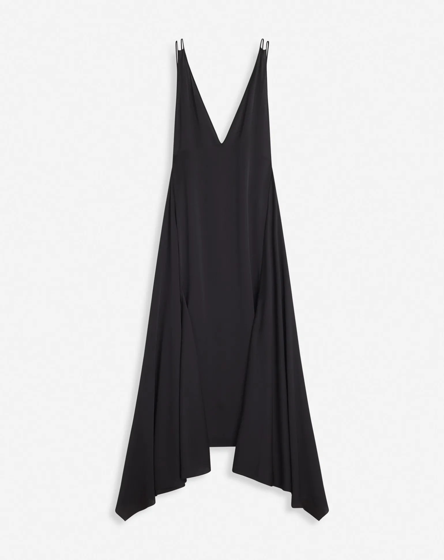 Lanvin Silk bowling dress Black Sale