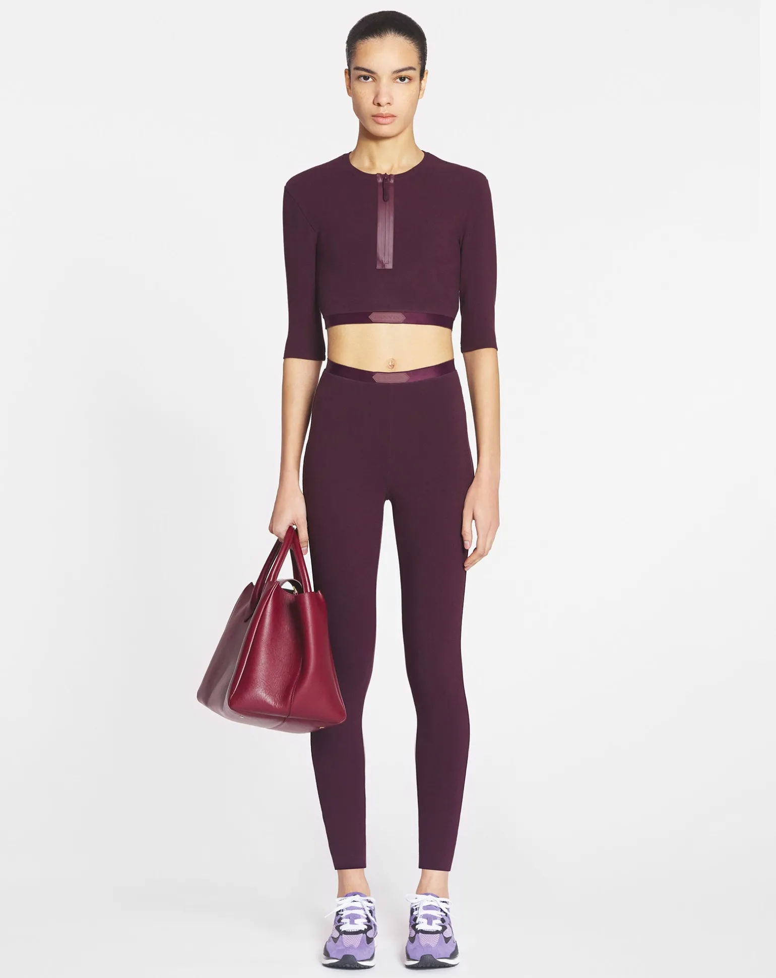 Lanvin Sportswear leggings Burgundy Online