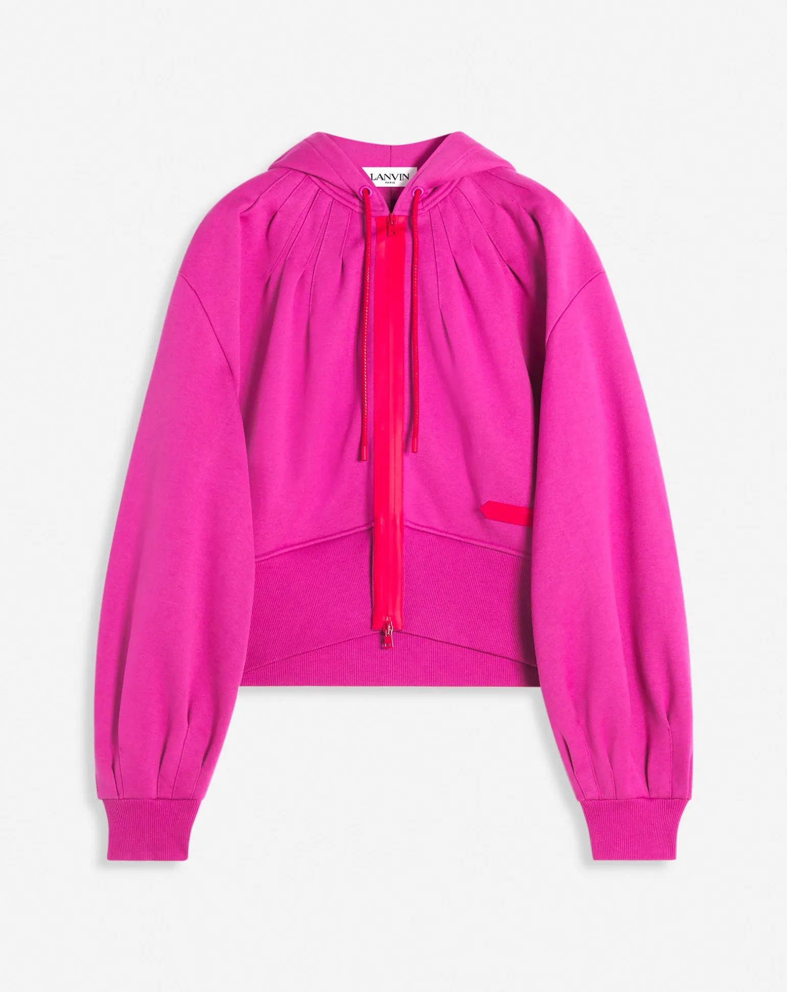 Lanvin Sportswear zipped hoodie Fuchsia Clearance