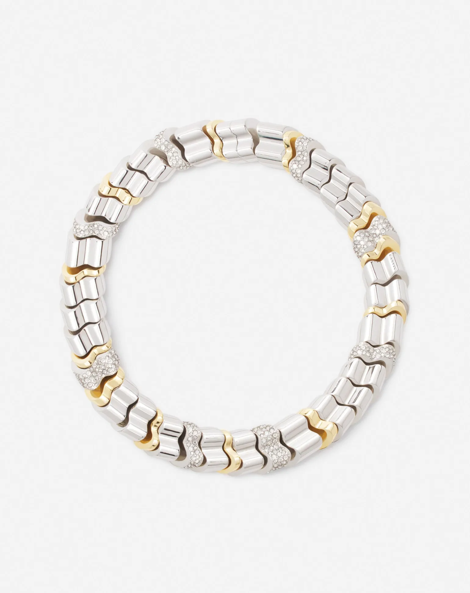 Lanvin Séquence wave necklace Silver/gold Hot