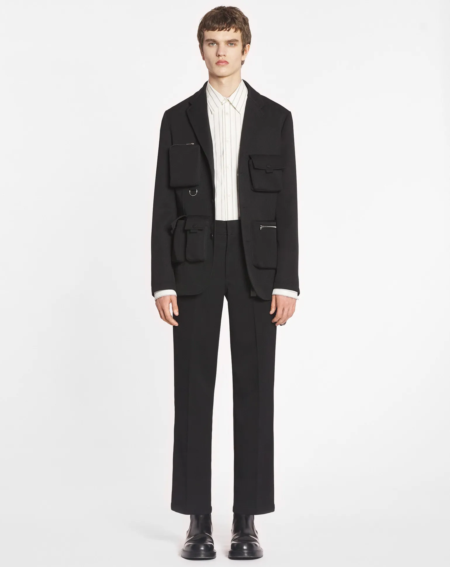 Lanvin Straight fit pants Black Hot