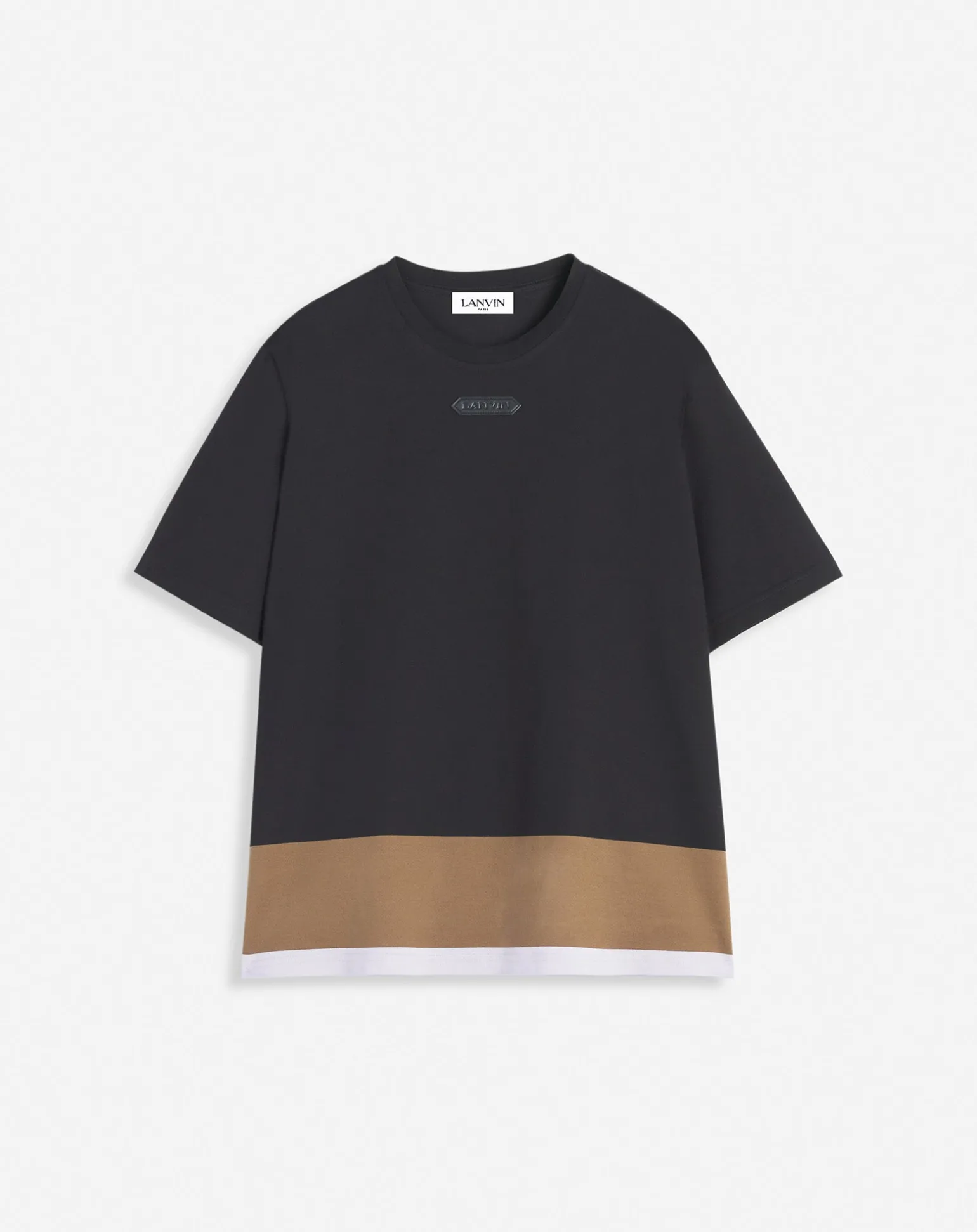 Lanvin Striped t-shirt Black Cheap