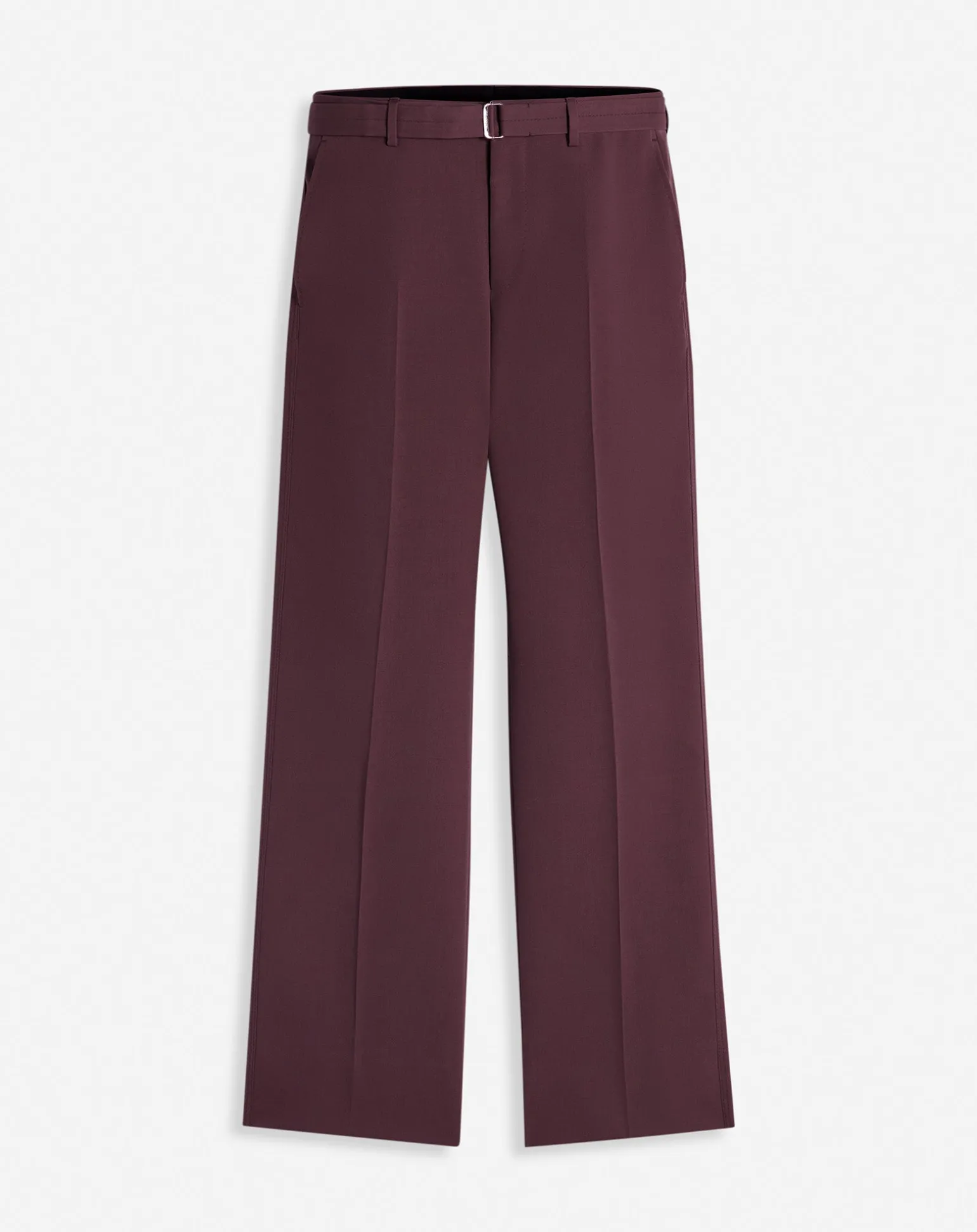 Lanvin Suit pants with belt Burgundy Hot