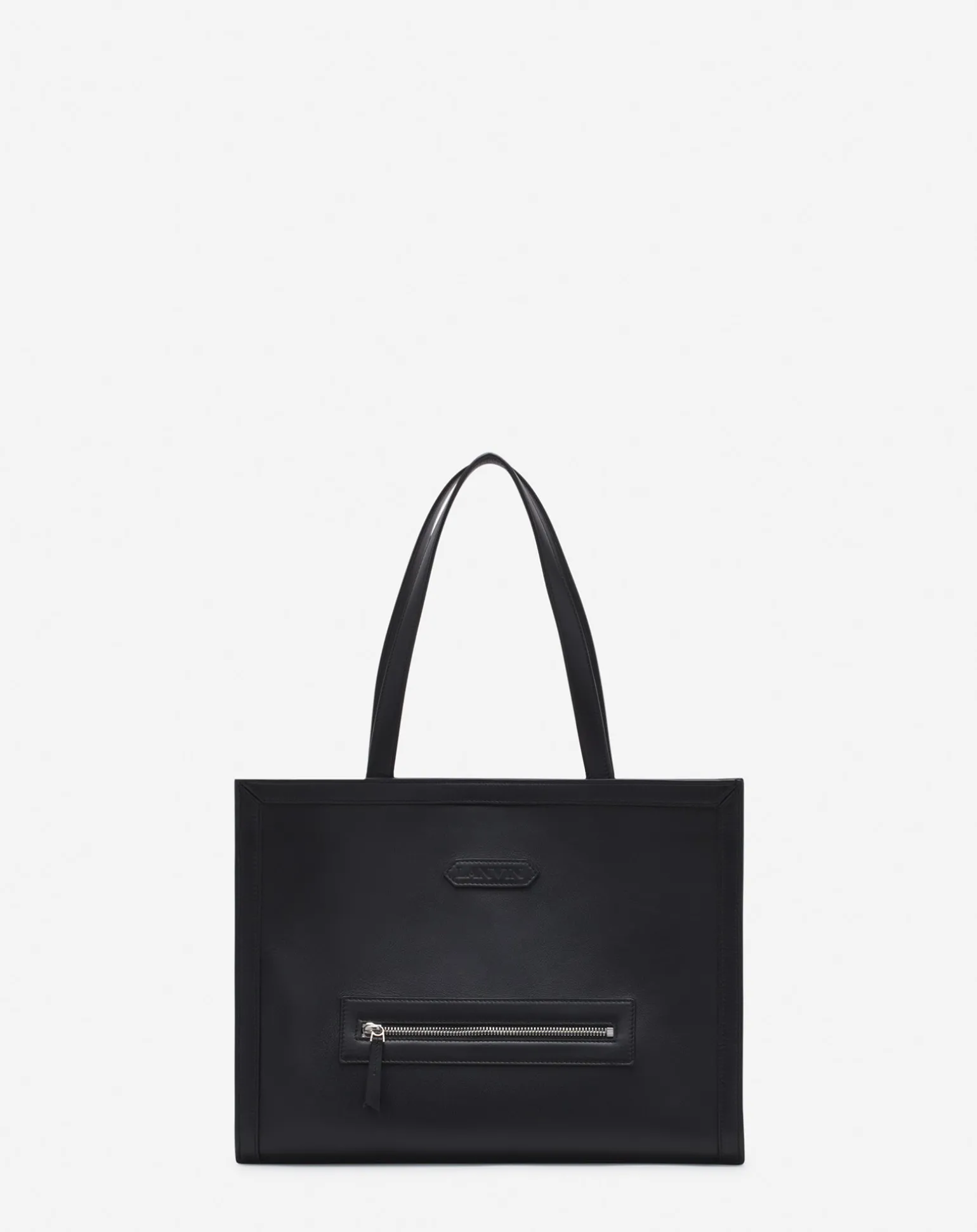 Lanvin Tenor leather tote bag Black Discount