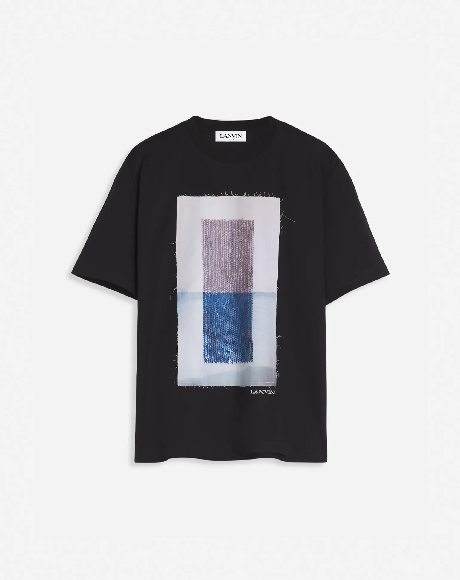 Lanvin T-shirt with an archives print Black Shop