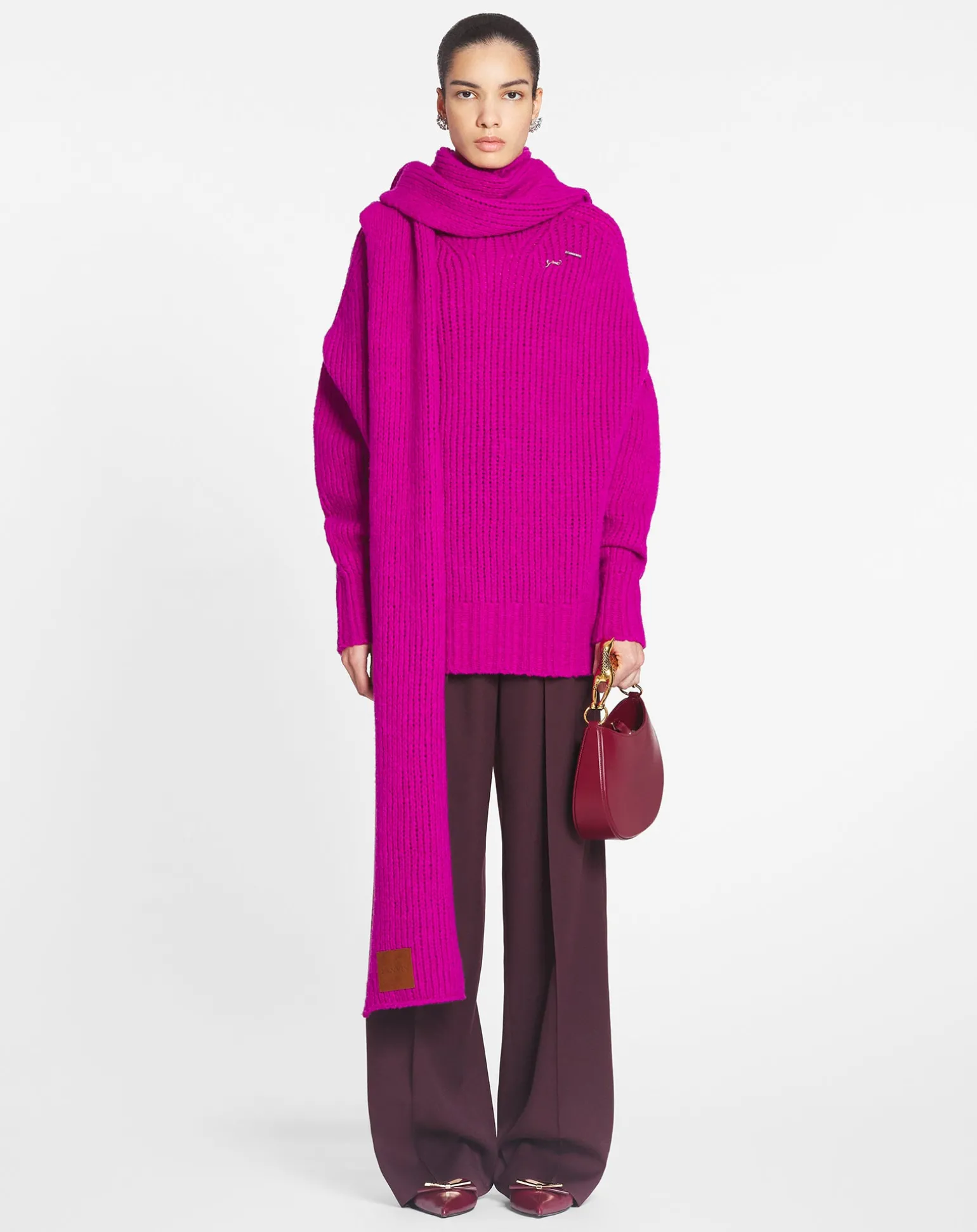 Lanvin Turtleneck sweater Fuchsia Outlet