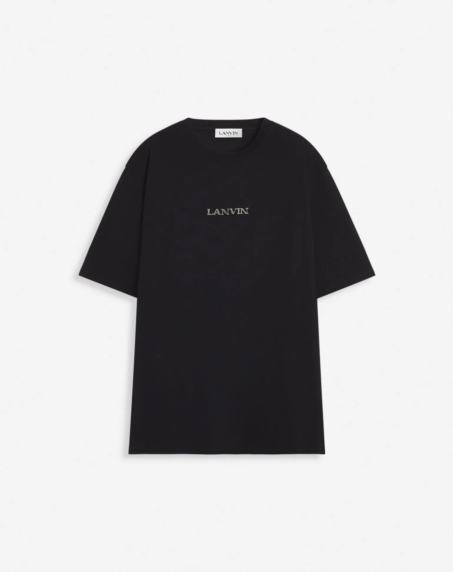 Lanvin Unisex logo t-shirt Black Shop