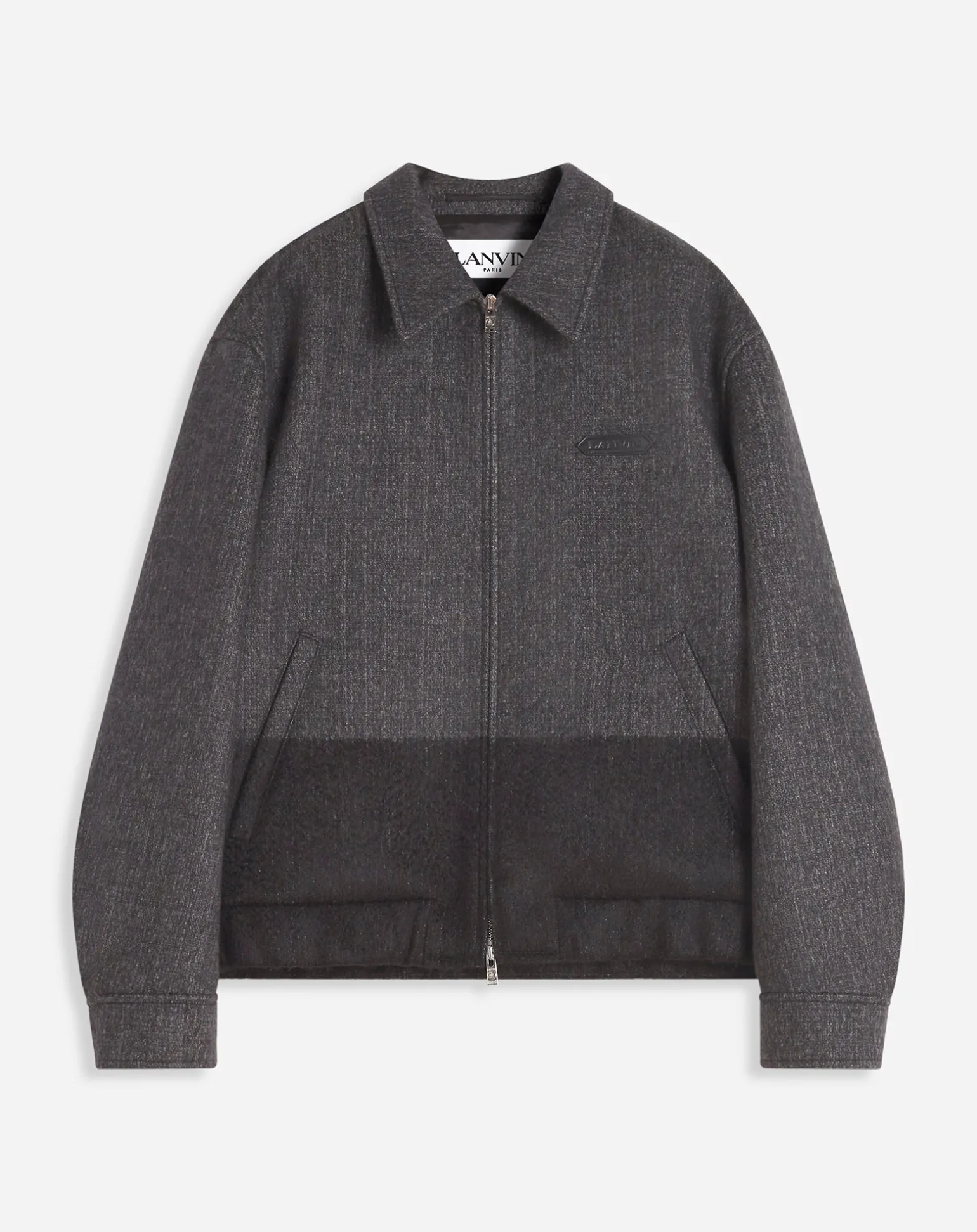 Lanvin Unisex two-tone jacket Black/anthracite Online