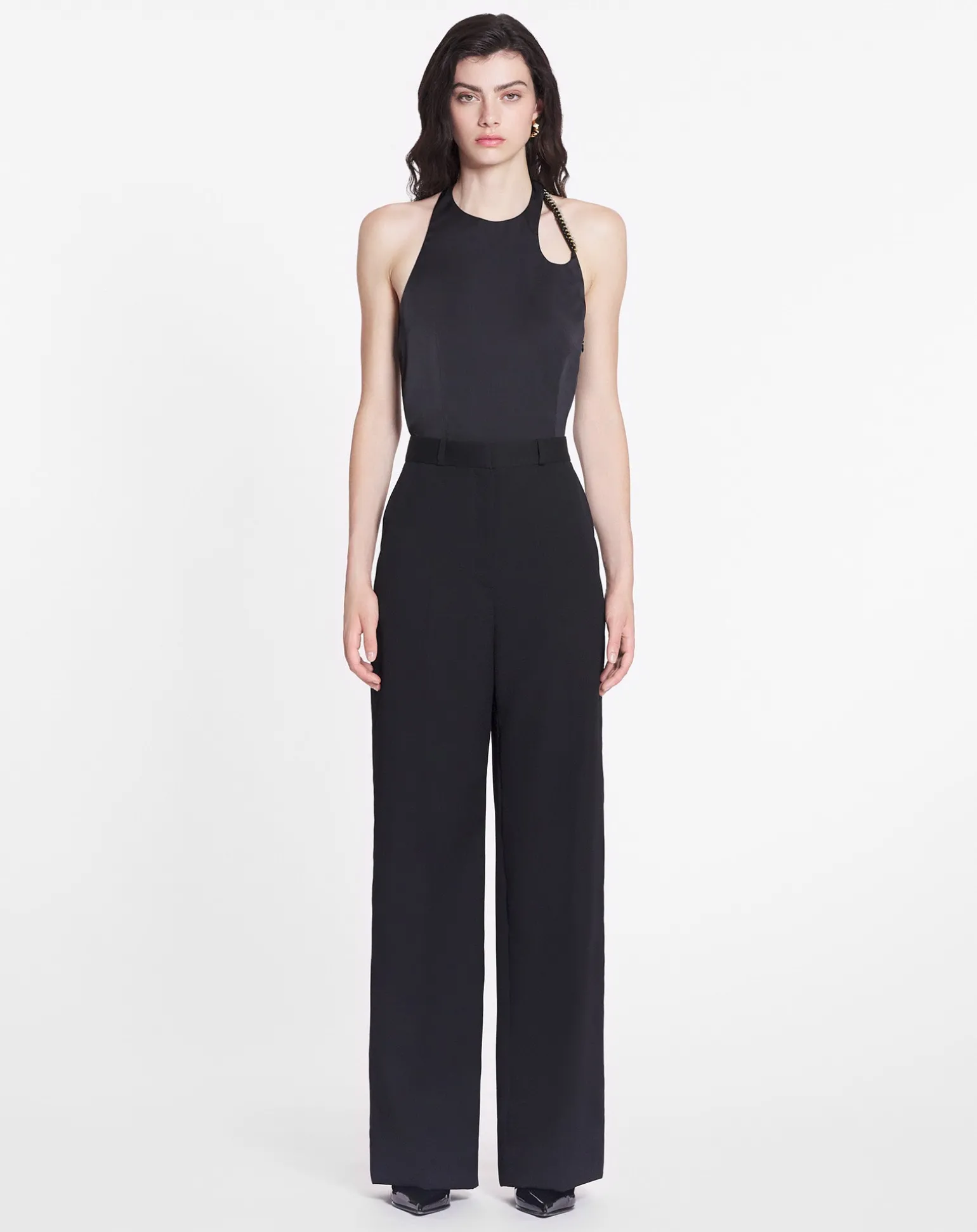 Lanvin Wide leg pants Black Fashion