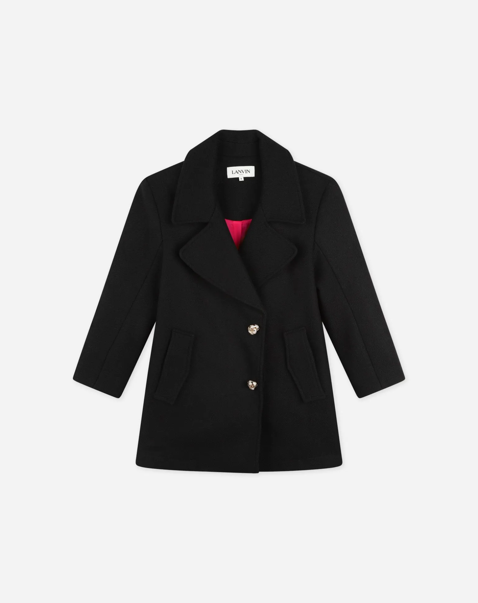 Lanvin Wool coat Black Best